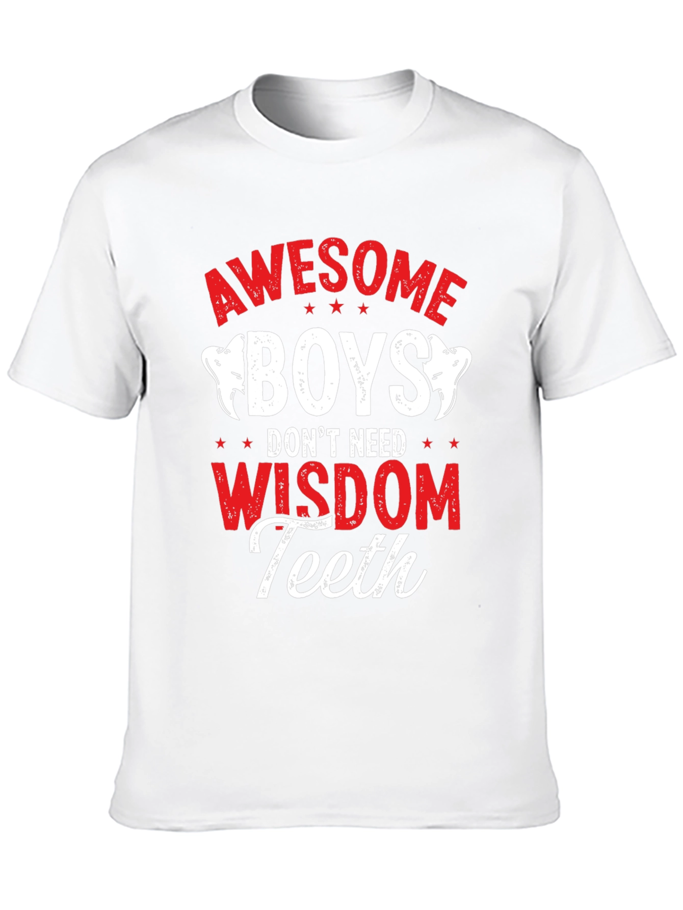 Awesome Boys Wisdom Teeth Graphic Tee