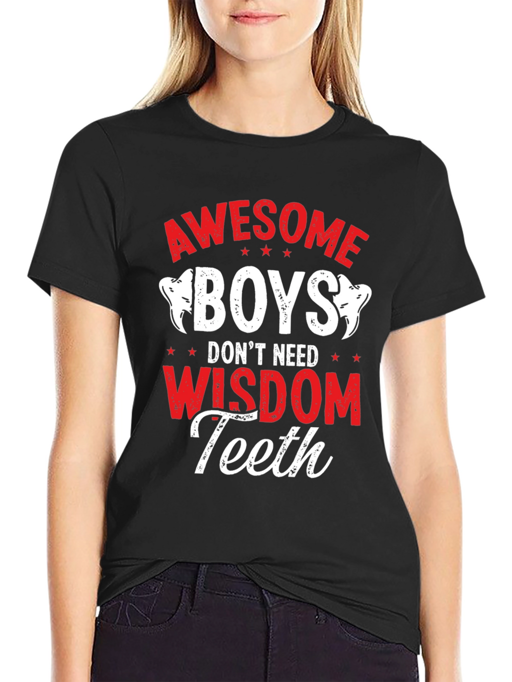Awesome Boys Wisdom Teeth Graphic Tee