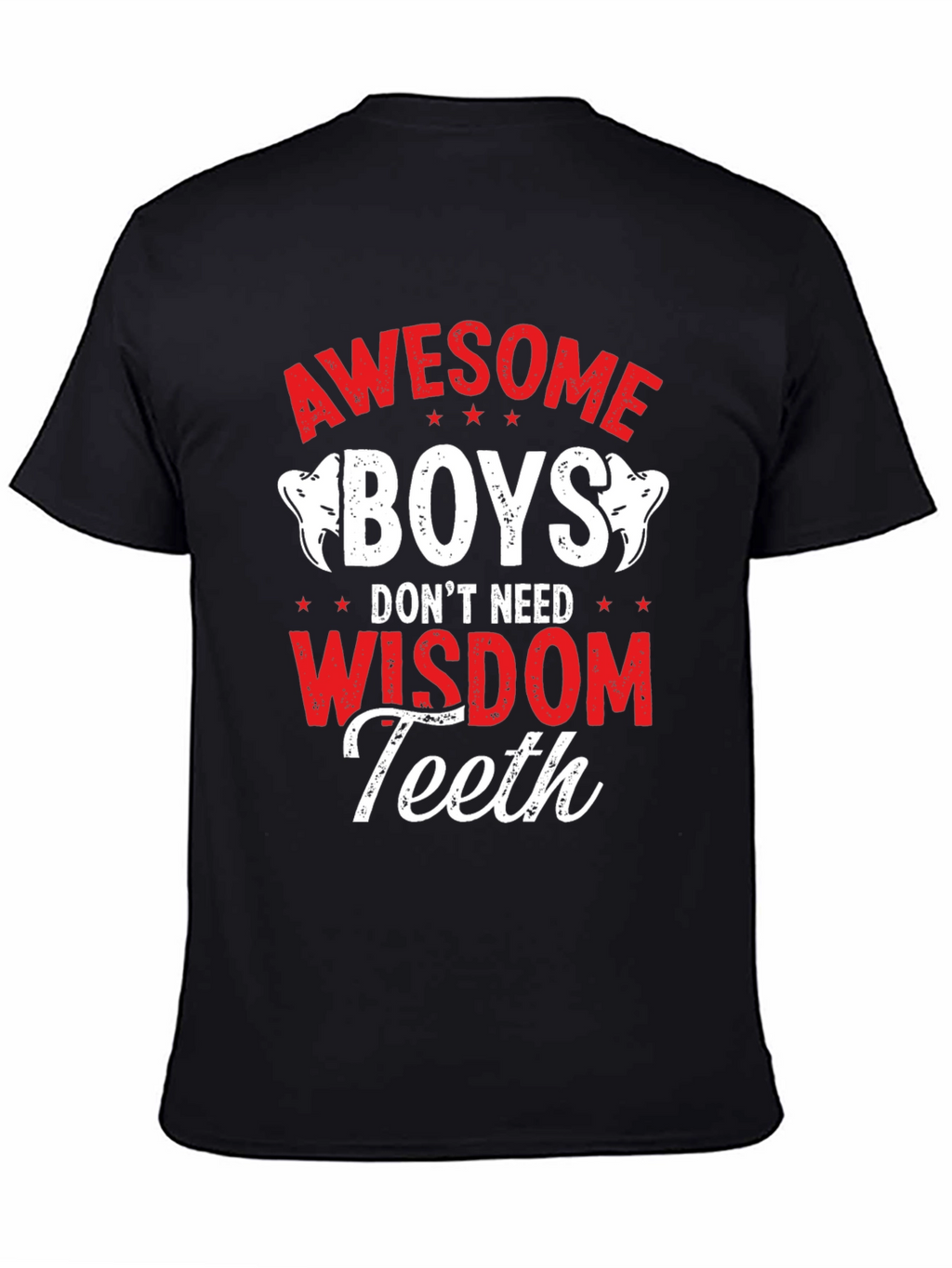 Awesome Boys Wisdom Teeth Graphic Tee