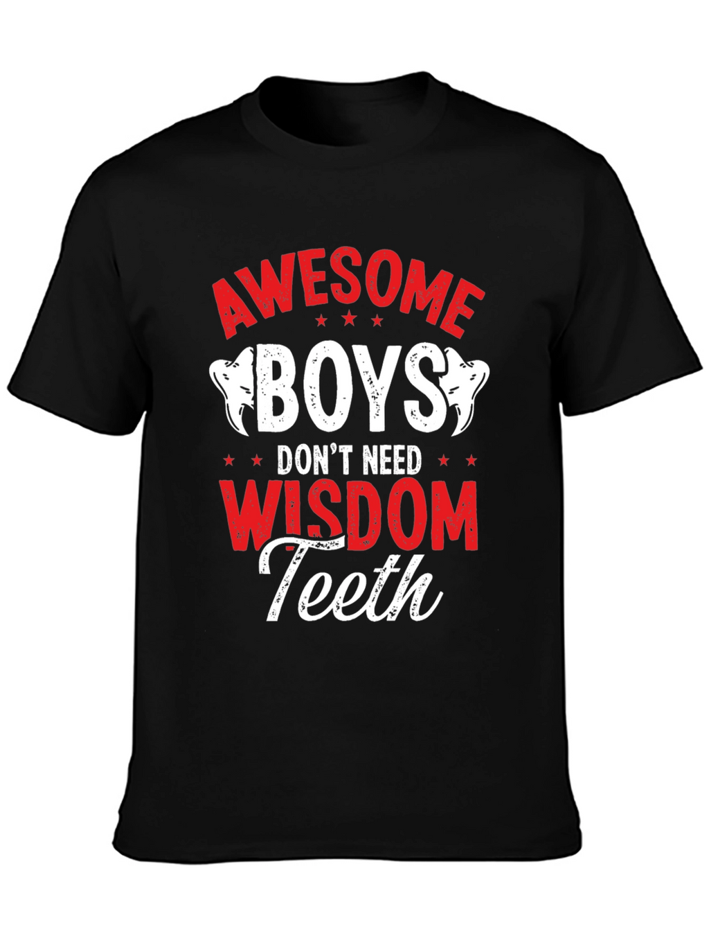 Awesome Boys Wisdom Teeth Graphic Tee