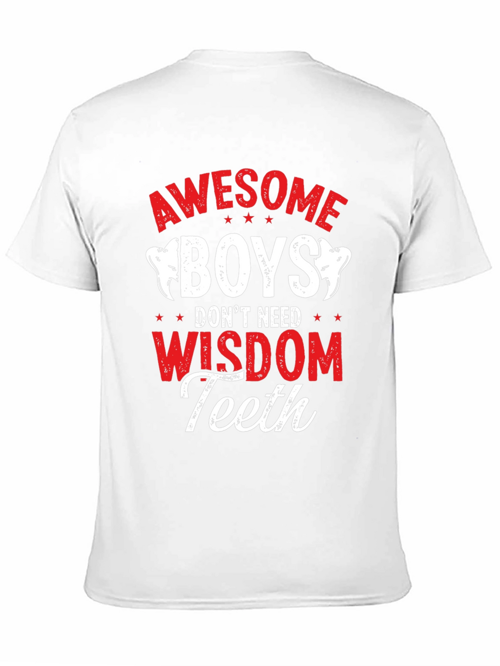 Awesome Boys Wisdom Teeth Graphic Tee