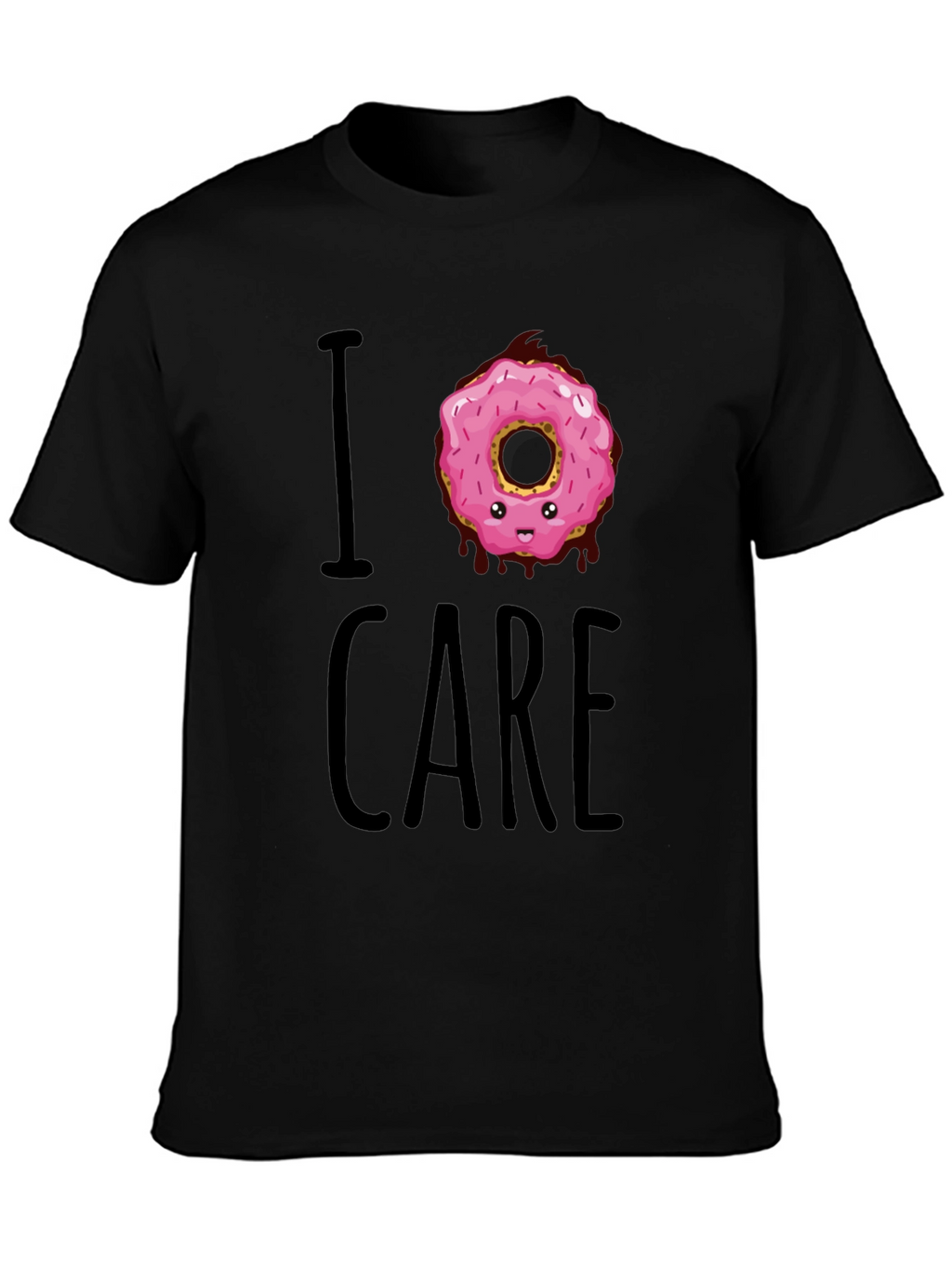 I Donut Care T-Shirt - Funny Graphic Tee