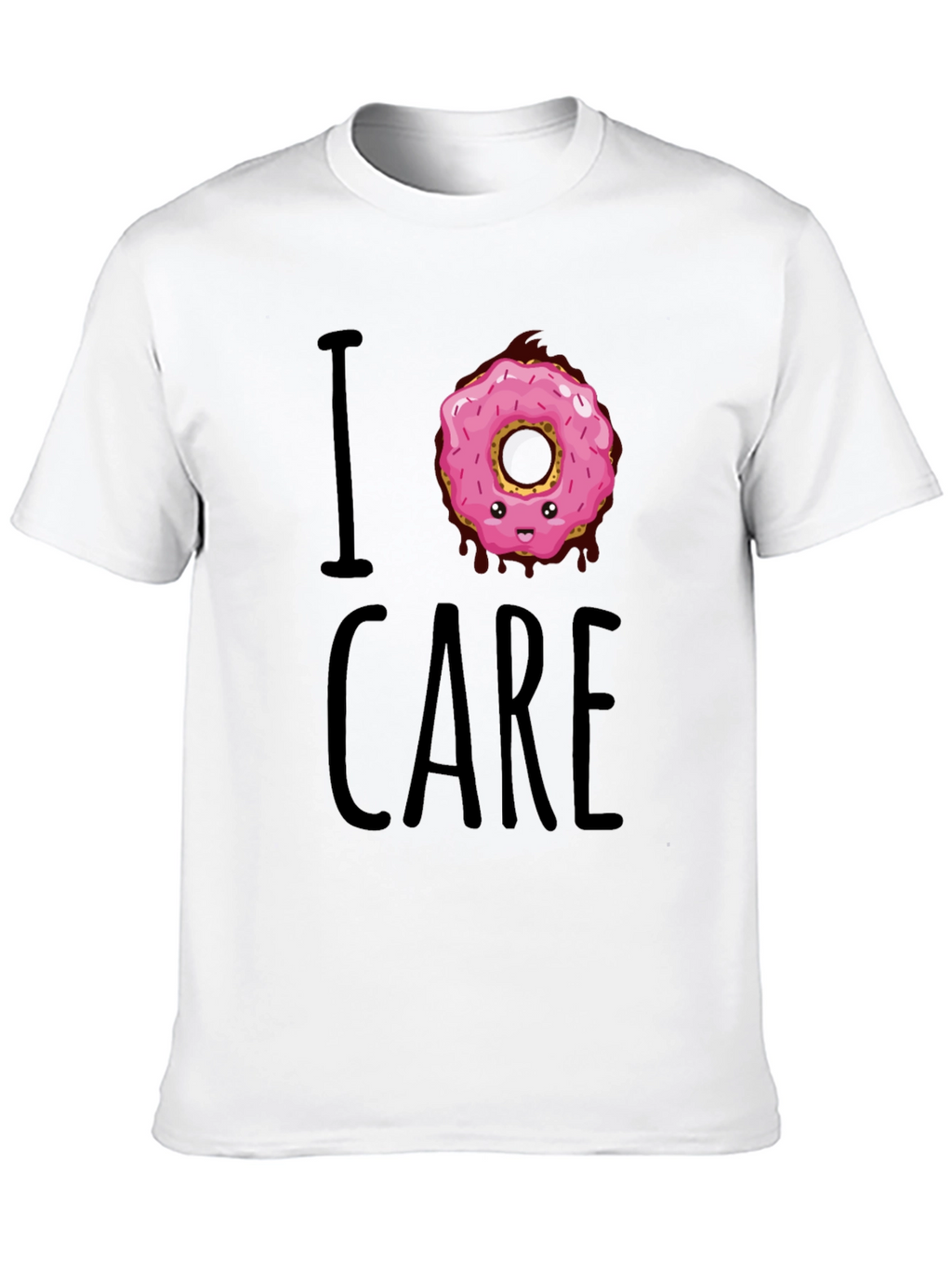 I Donut Care T-Shirt - Funny Graphic Tee
