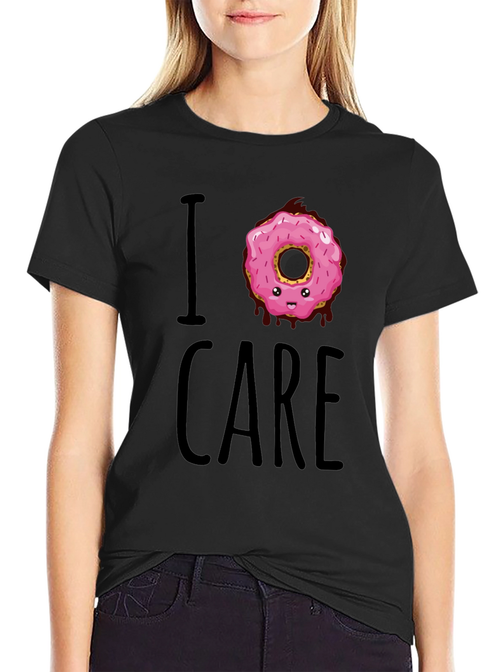 I Donut Care T-Shirt - Funny Graphic Tee