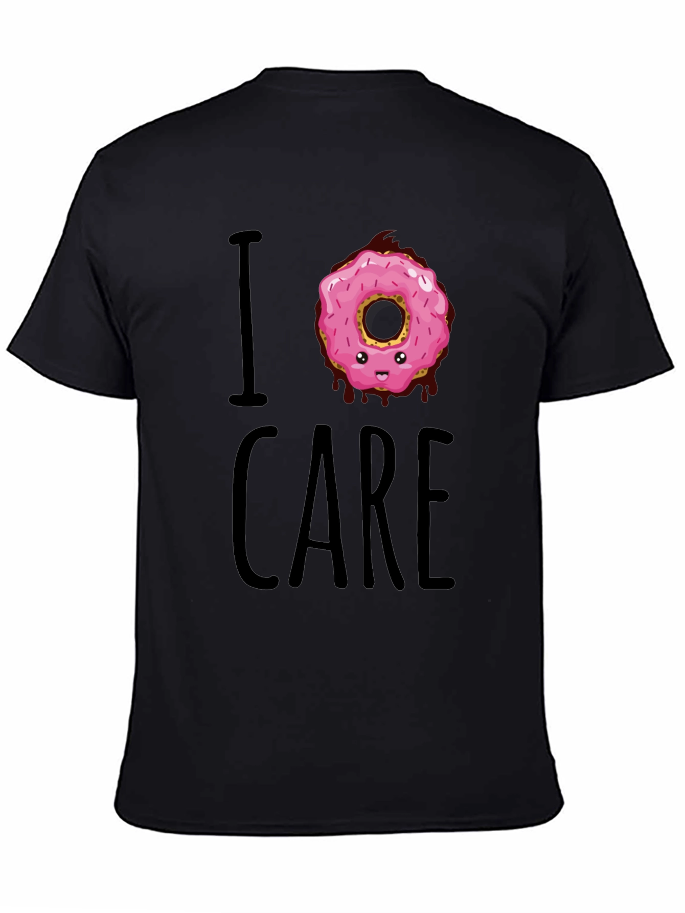 I Donut Care T-Shirt - Funny Graphic Tee