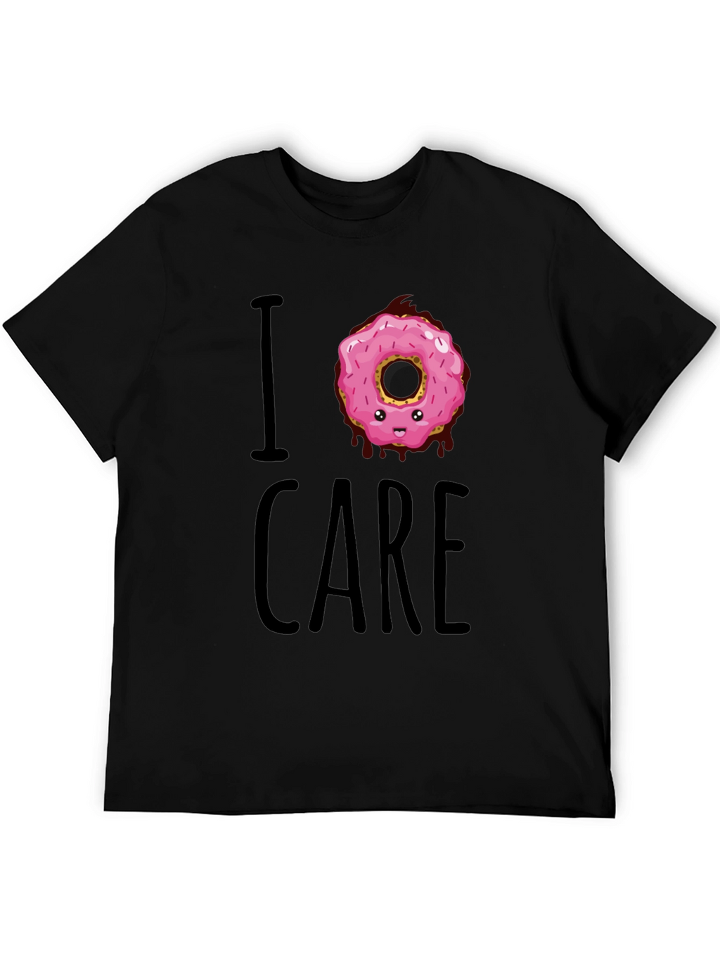 I Donut Care T-Shirt - Funny Graphic Tee