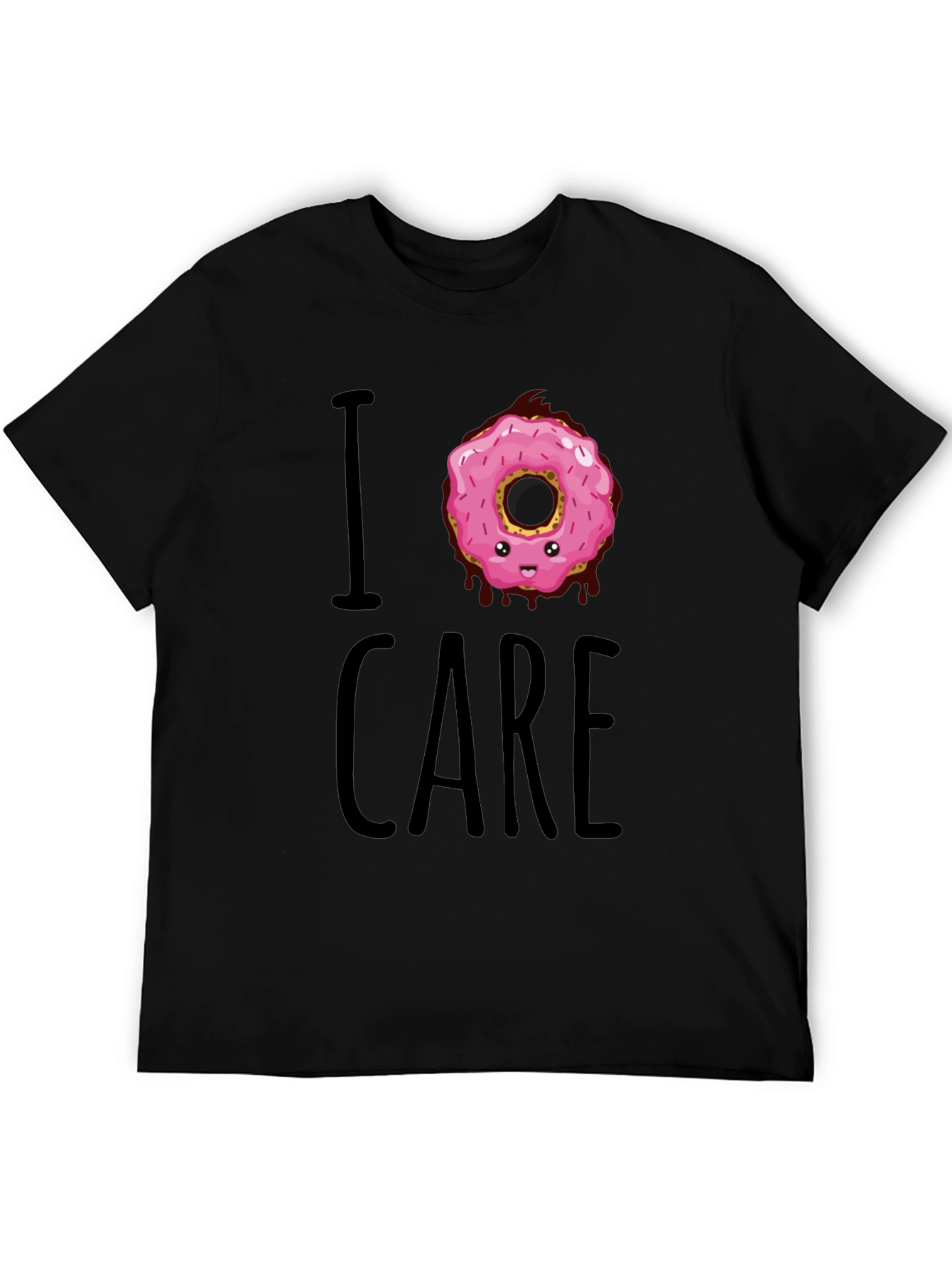I Donut Care T-Shirt - Funny Graphic Tee