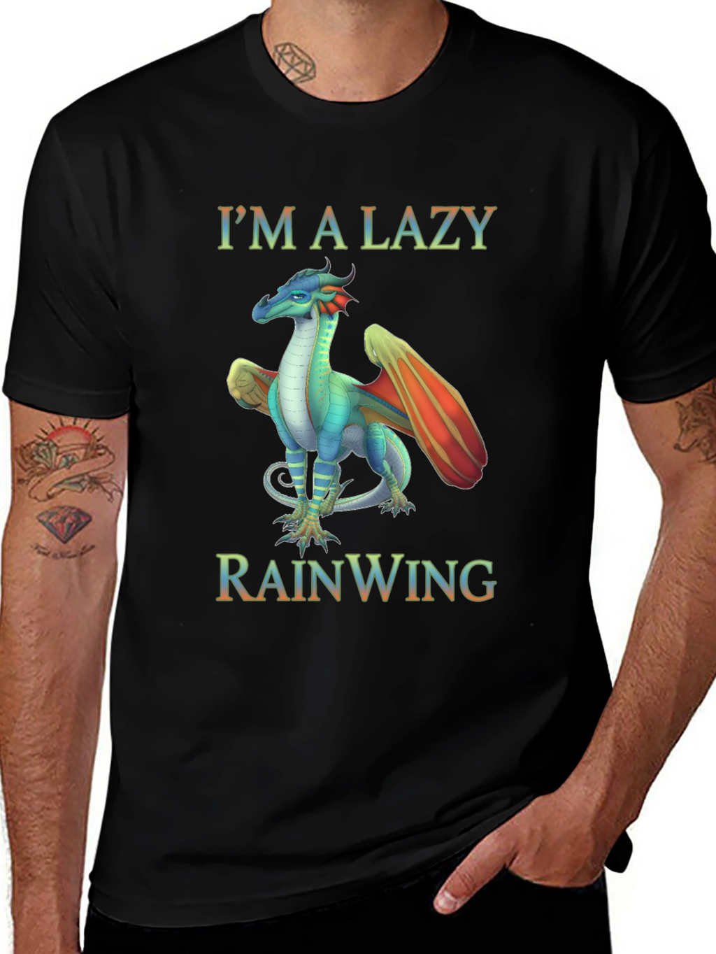 Im a Lazy Rainwing Dragon T-Shirt