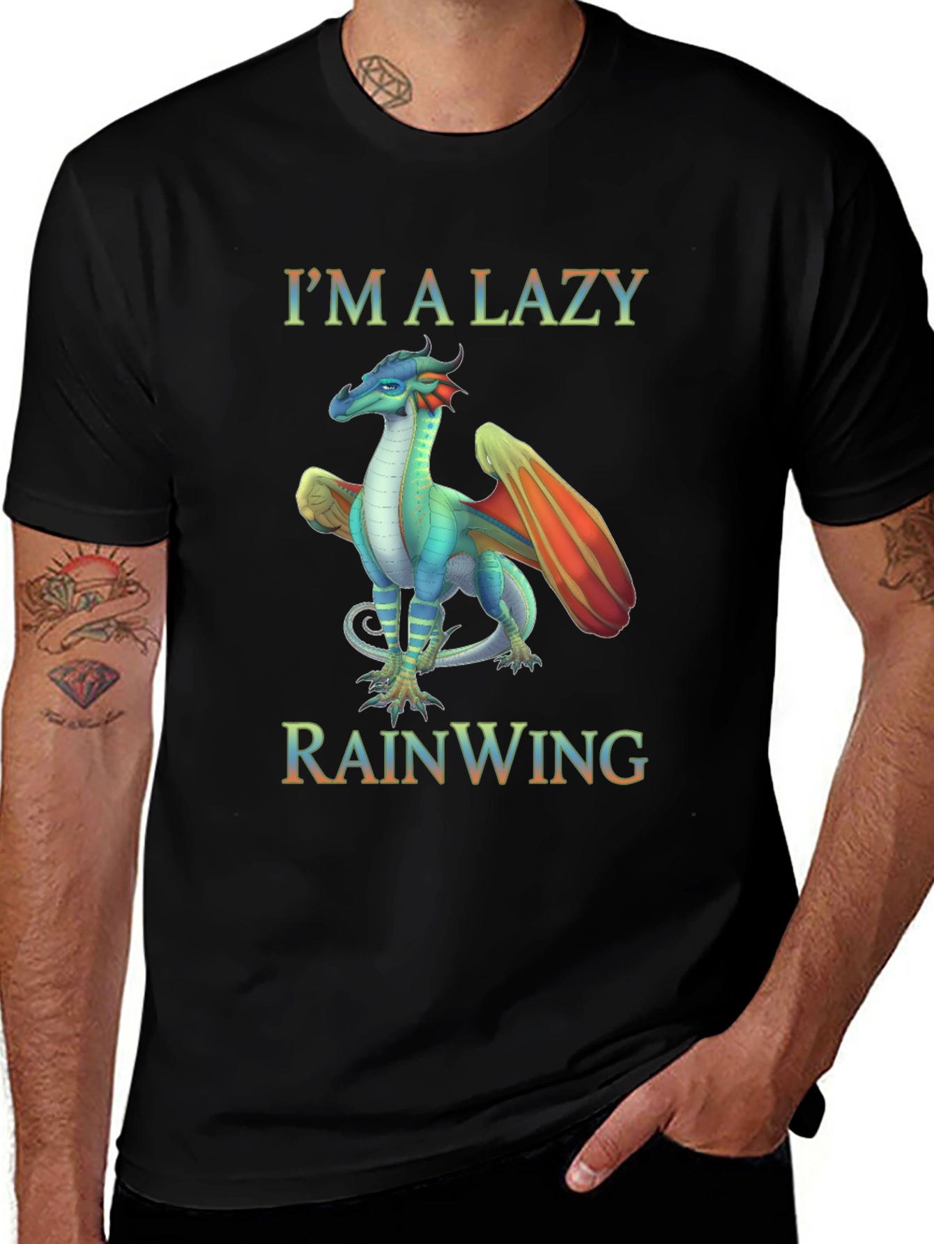 Im a Lazy Rainwing Dragon T-Shirt