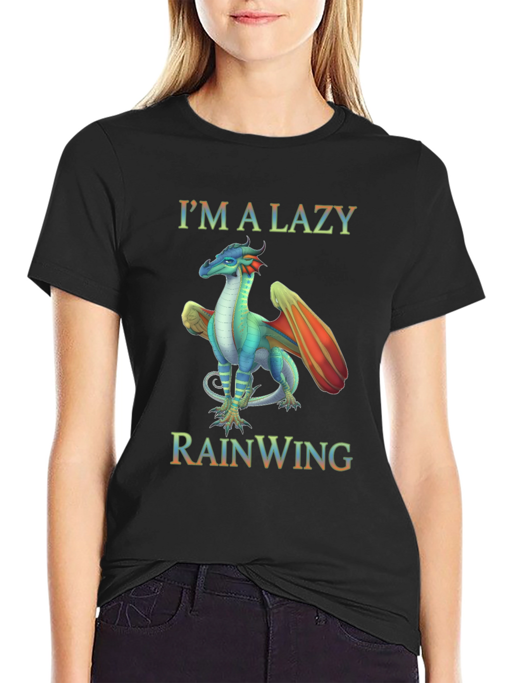 Im a Lazy Rainwing Dragon T-Shirt