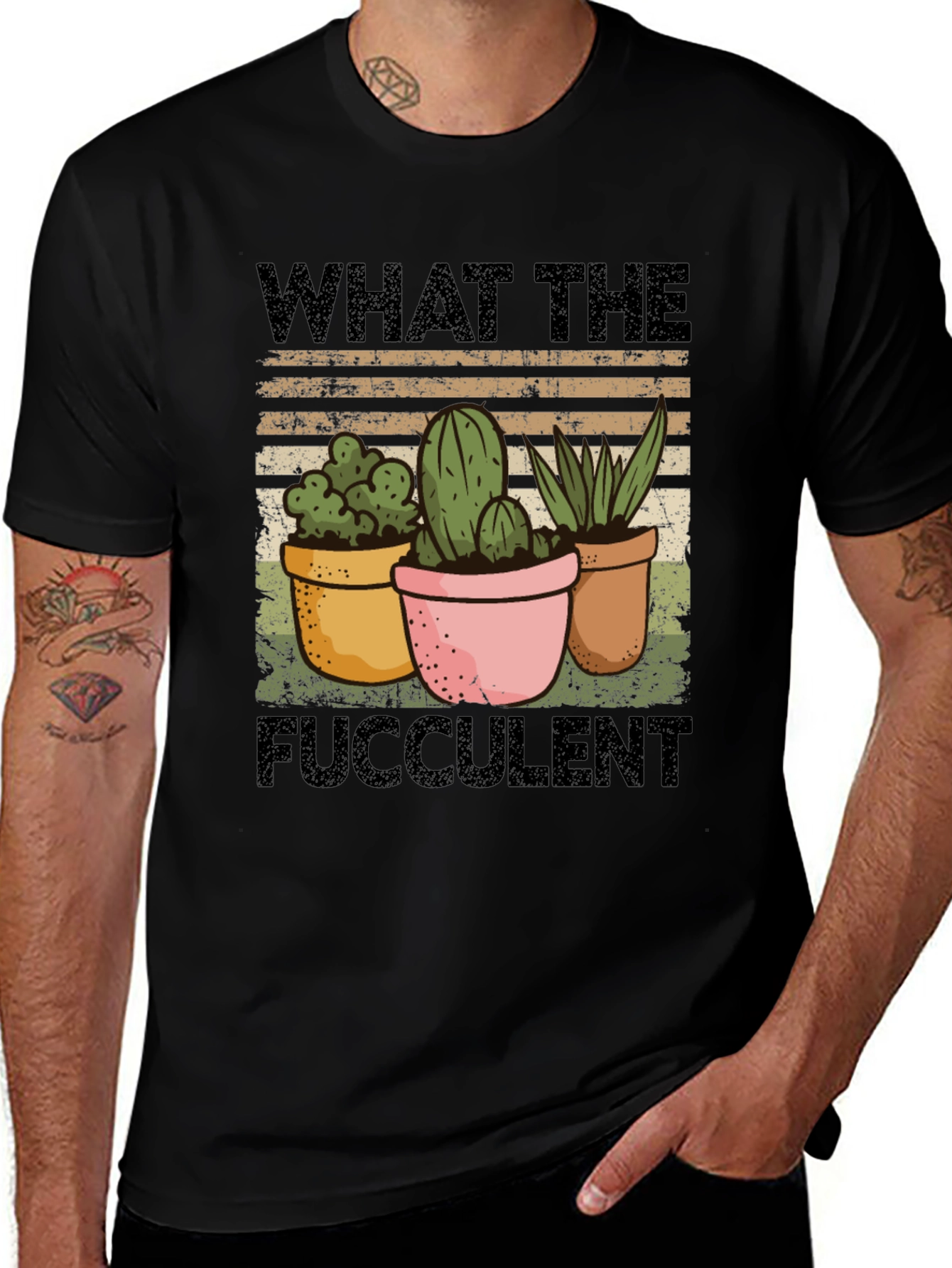 What the Fucculent T-Shirt - Funny Plant Lover Tee