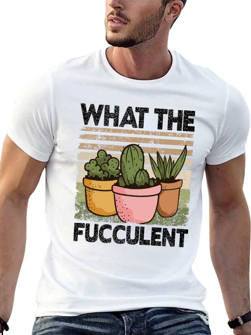 What the Fucculent T-Shirt - Funny Plant Lover Tee