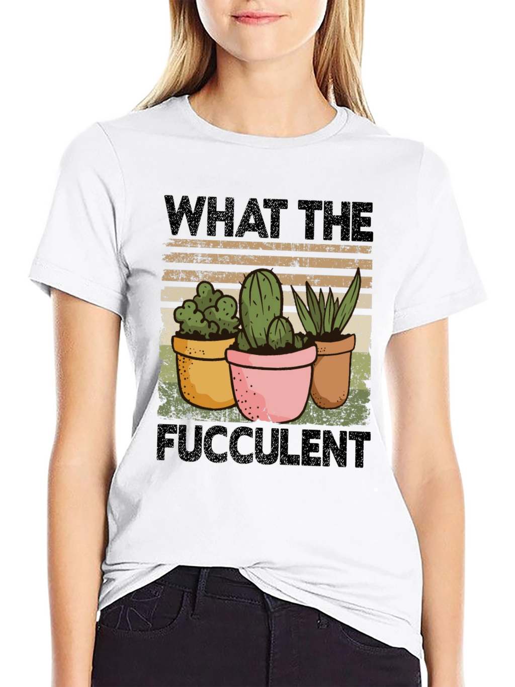 What the Fucculent T-Shirt - Funny Plant Lover Tee