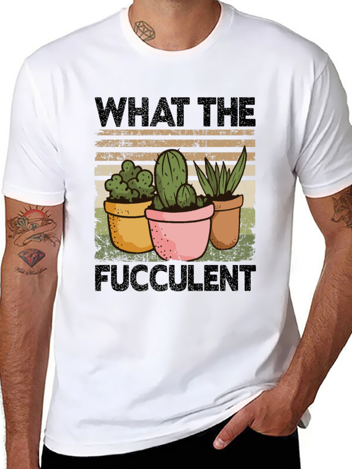 What the Fucculent T-Shirt - Funny Plant Lover Tee