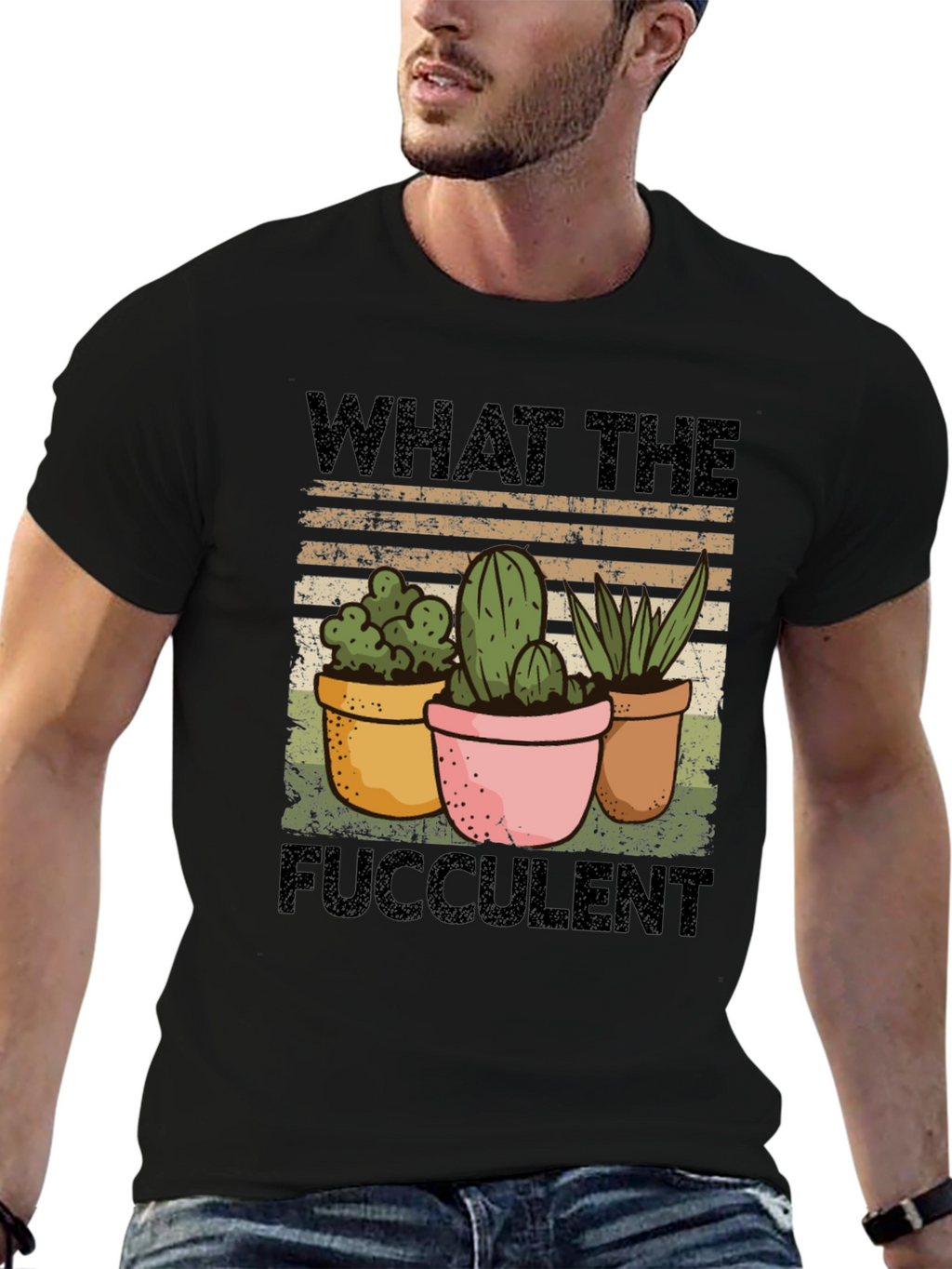 What the Fucculent T-Shirt - Funny Plant Lover Tee