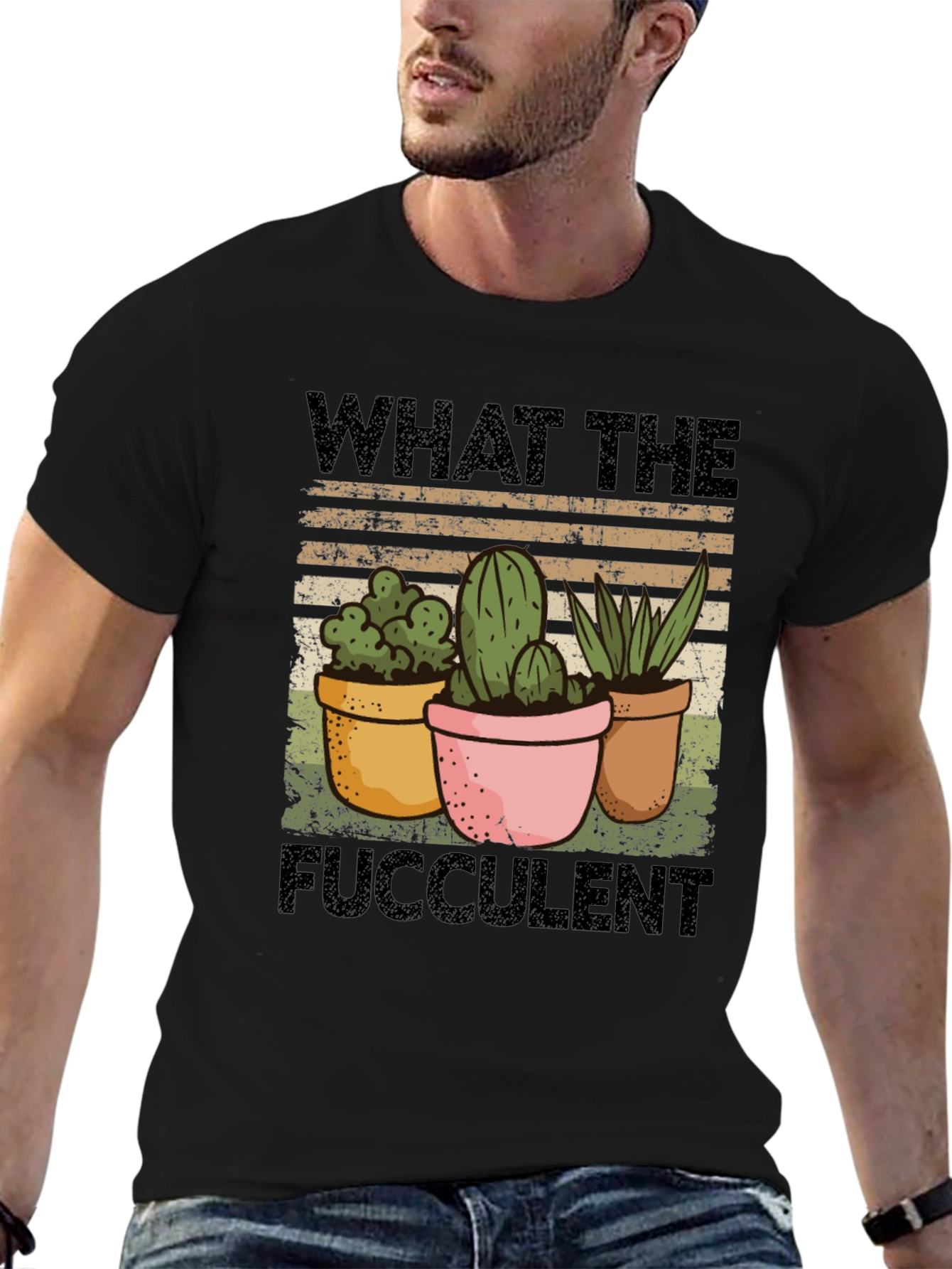 What the Fucculent T-Shirt - Funny Plant Lover Tee