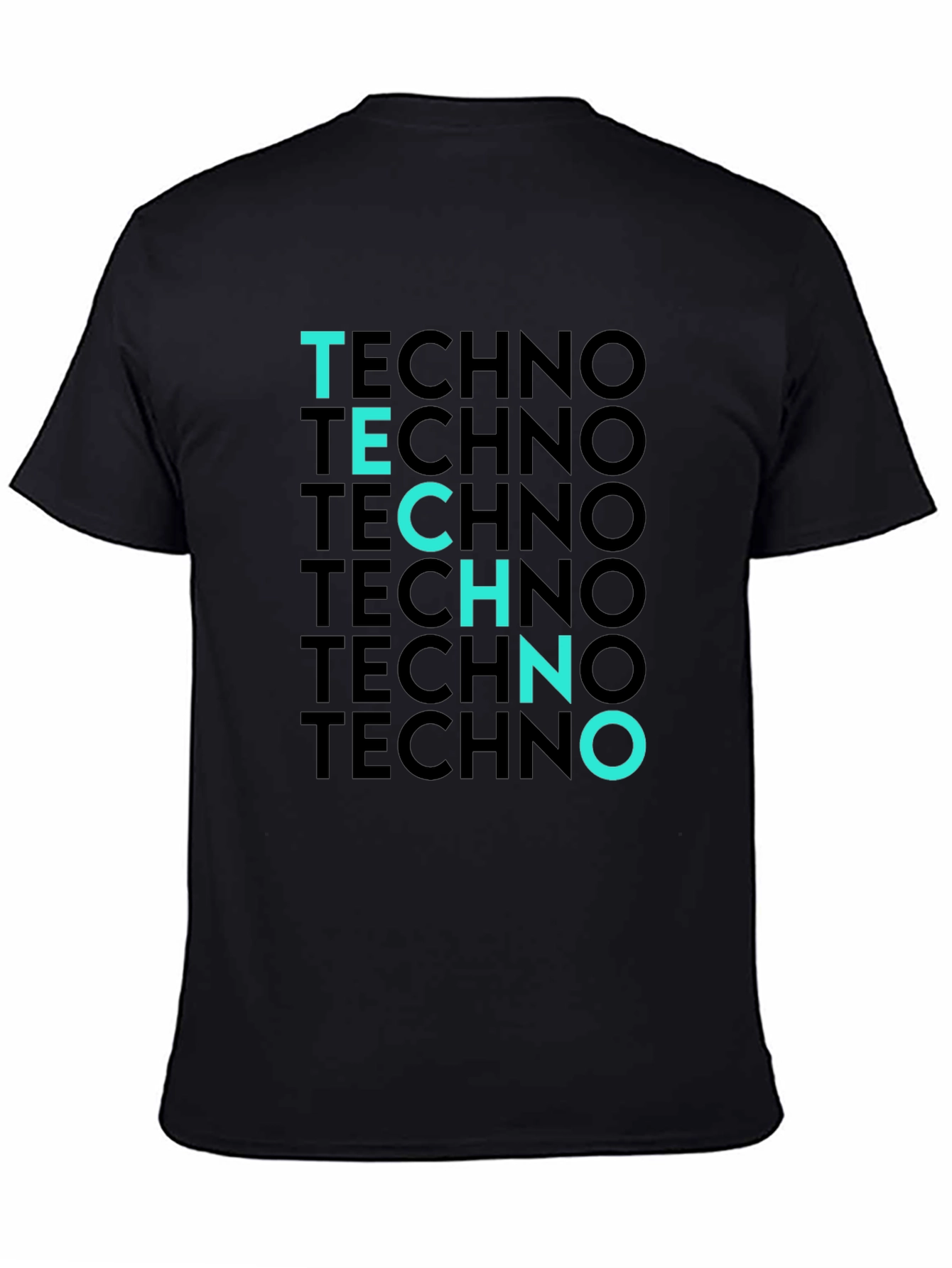 Techno T-Shirt - Black Tee