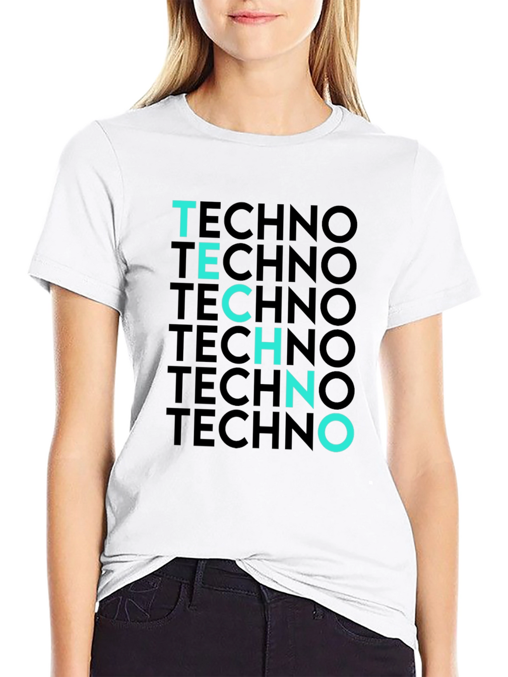 Techno T-Shirt - Black Tee