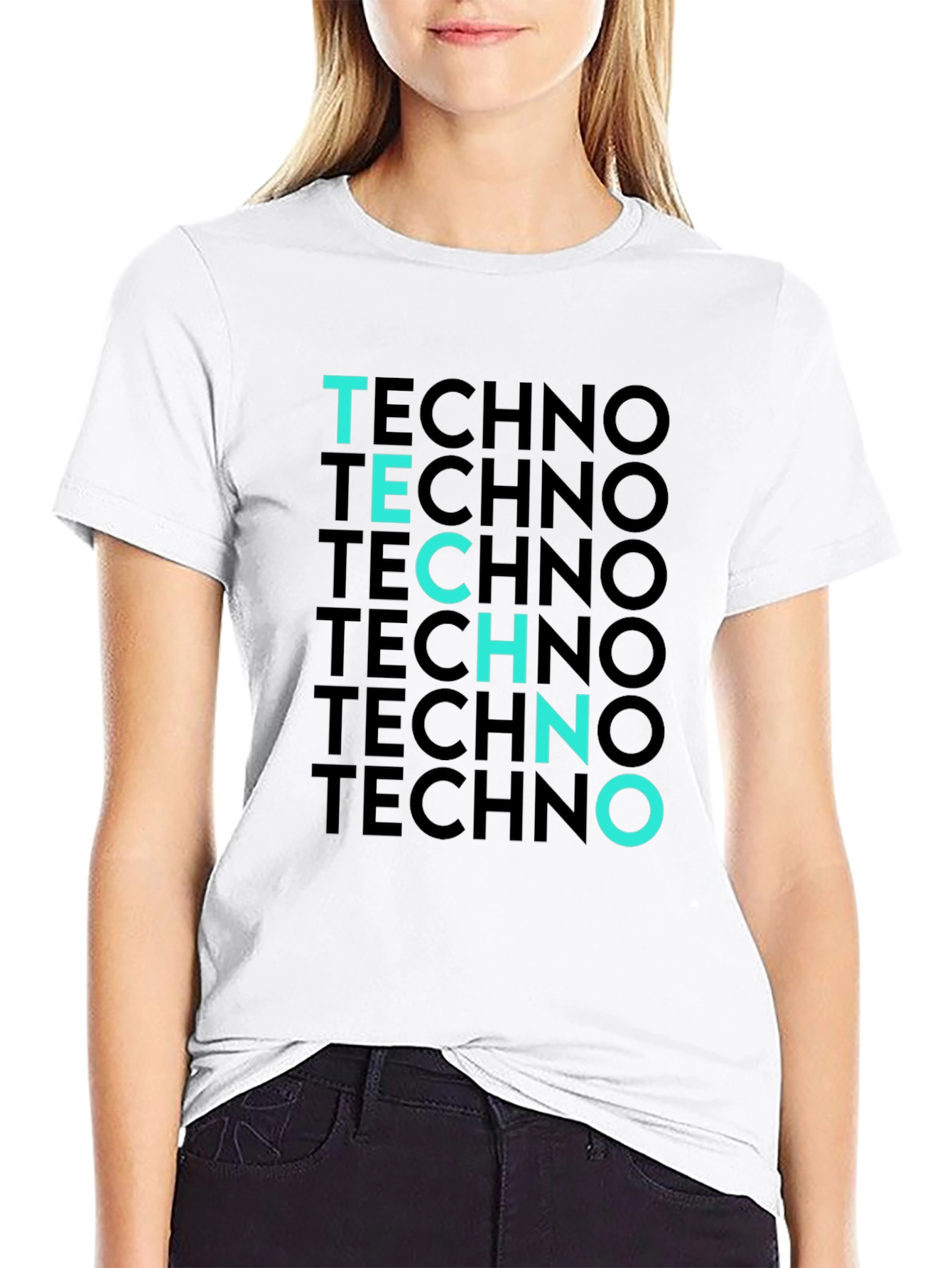 Techno T-Shirt - Black Tee