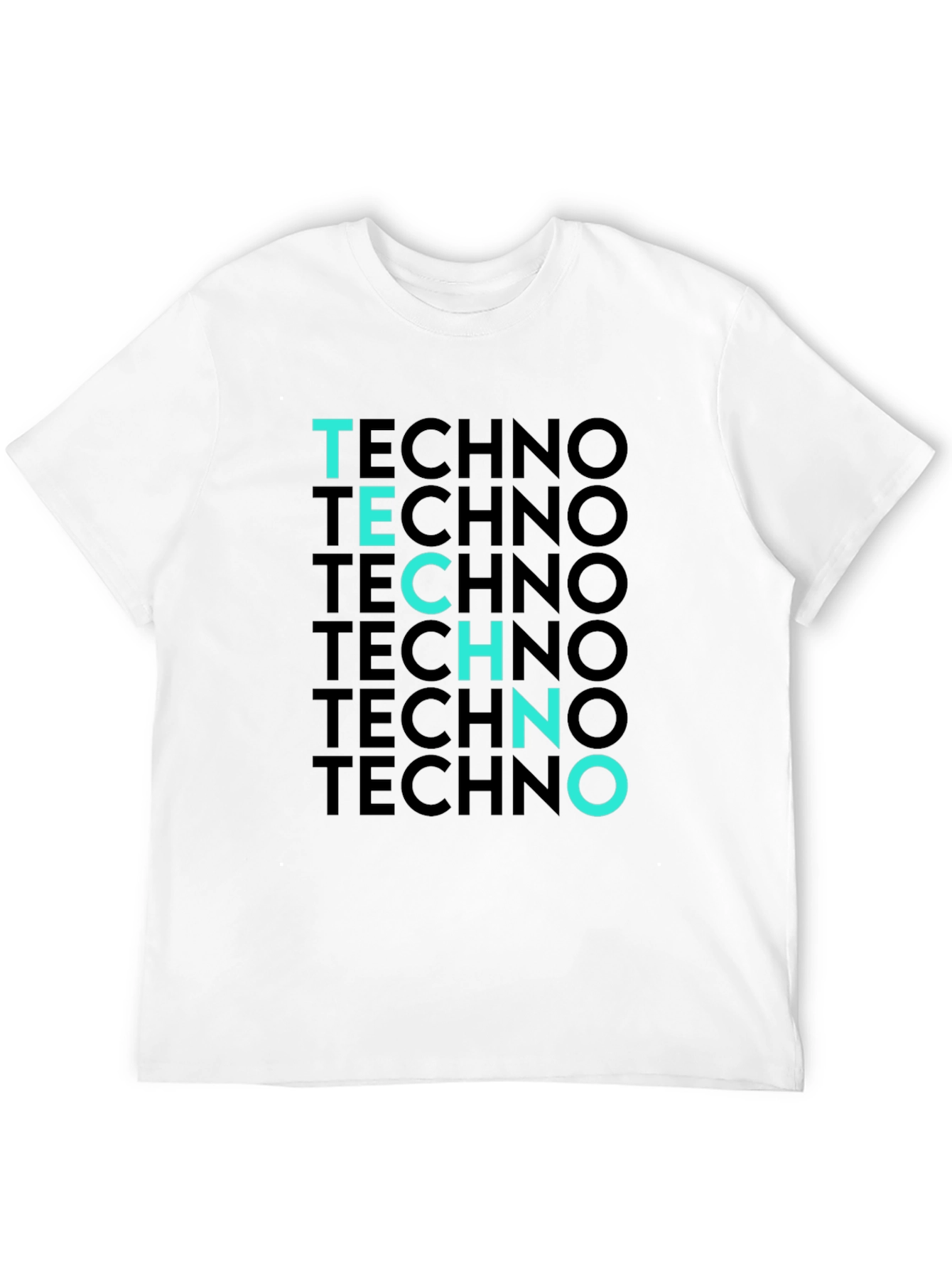 Techno T-Shirt - Black Tee