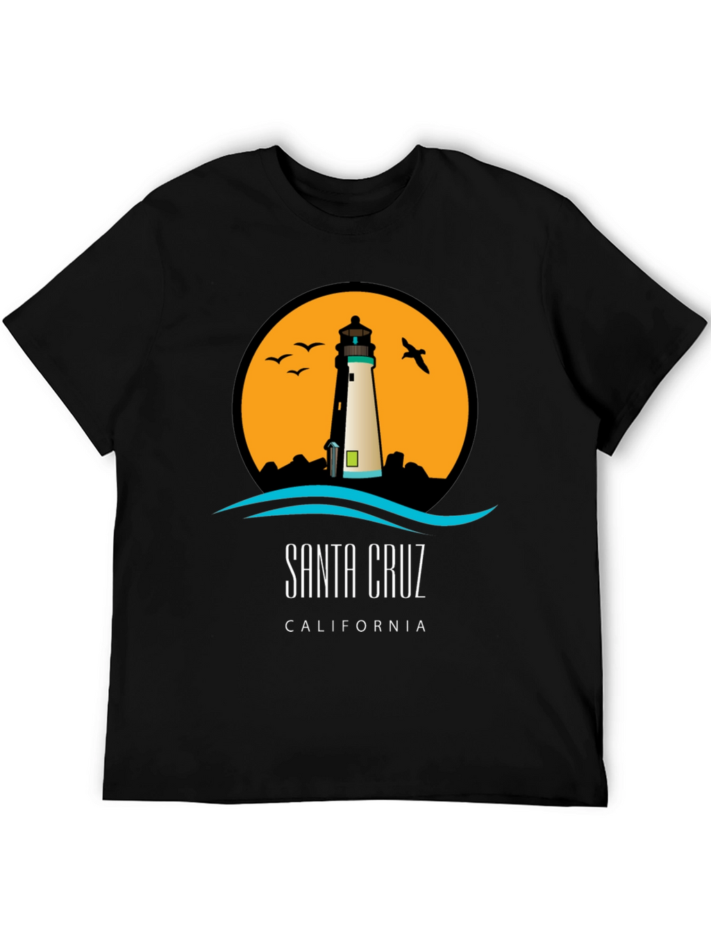Santa Cruz Lighthouse Graphic Tee