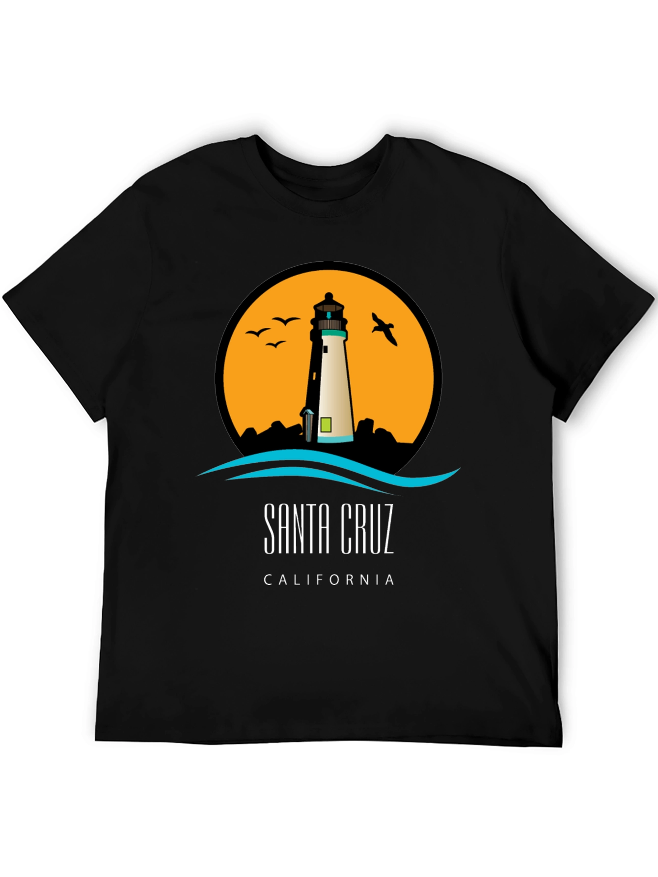 Santa Cruz Lighthouse Graphic Tee