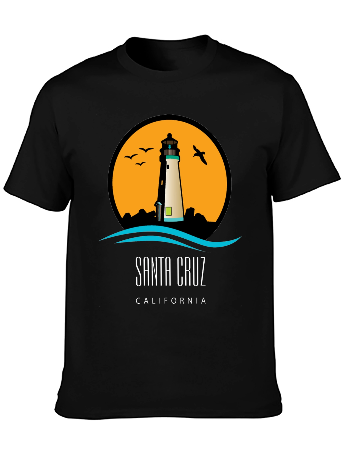 Santa Cruz Lighthouse Graphic Tee