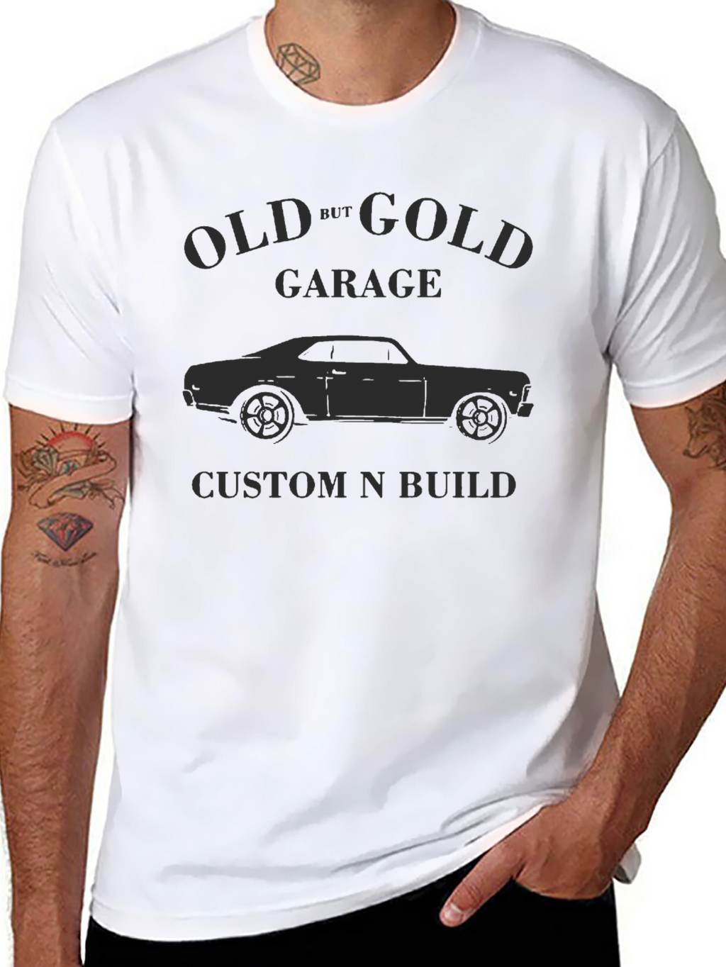 Old But Gold Garage Custom T-Shirt