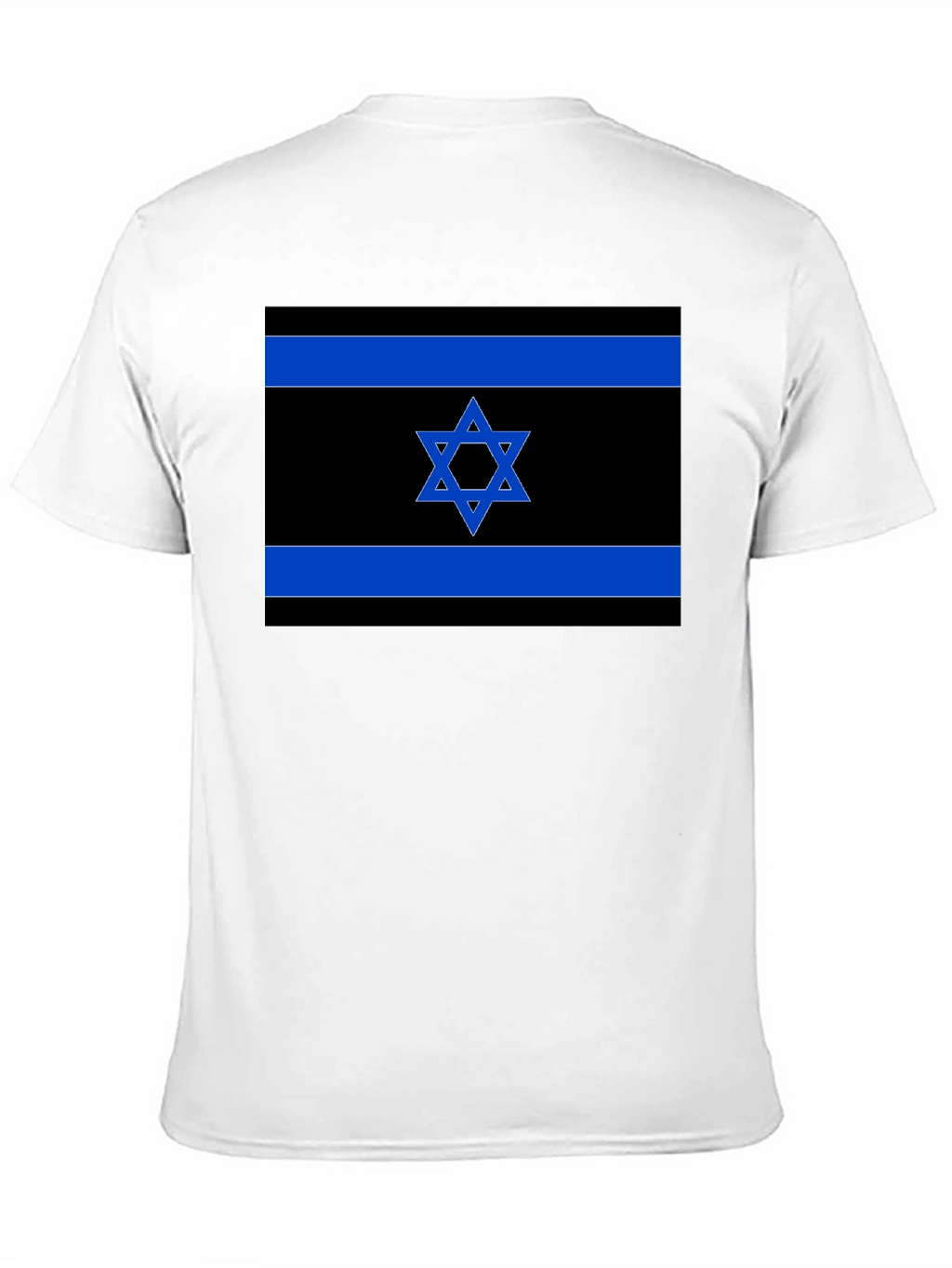 Israeli Flag T-Shirt - Black Pride Tee