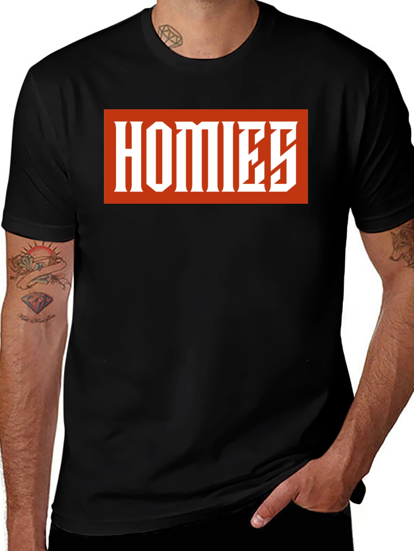 Homies Graphic Tee - Bold Streetwear Style