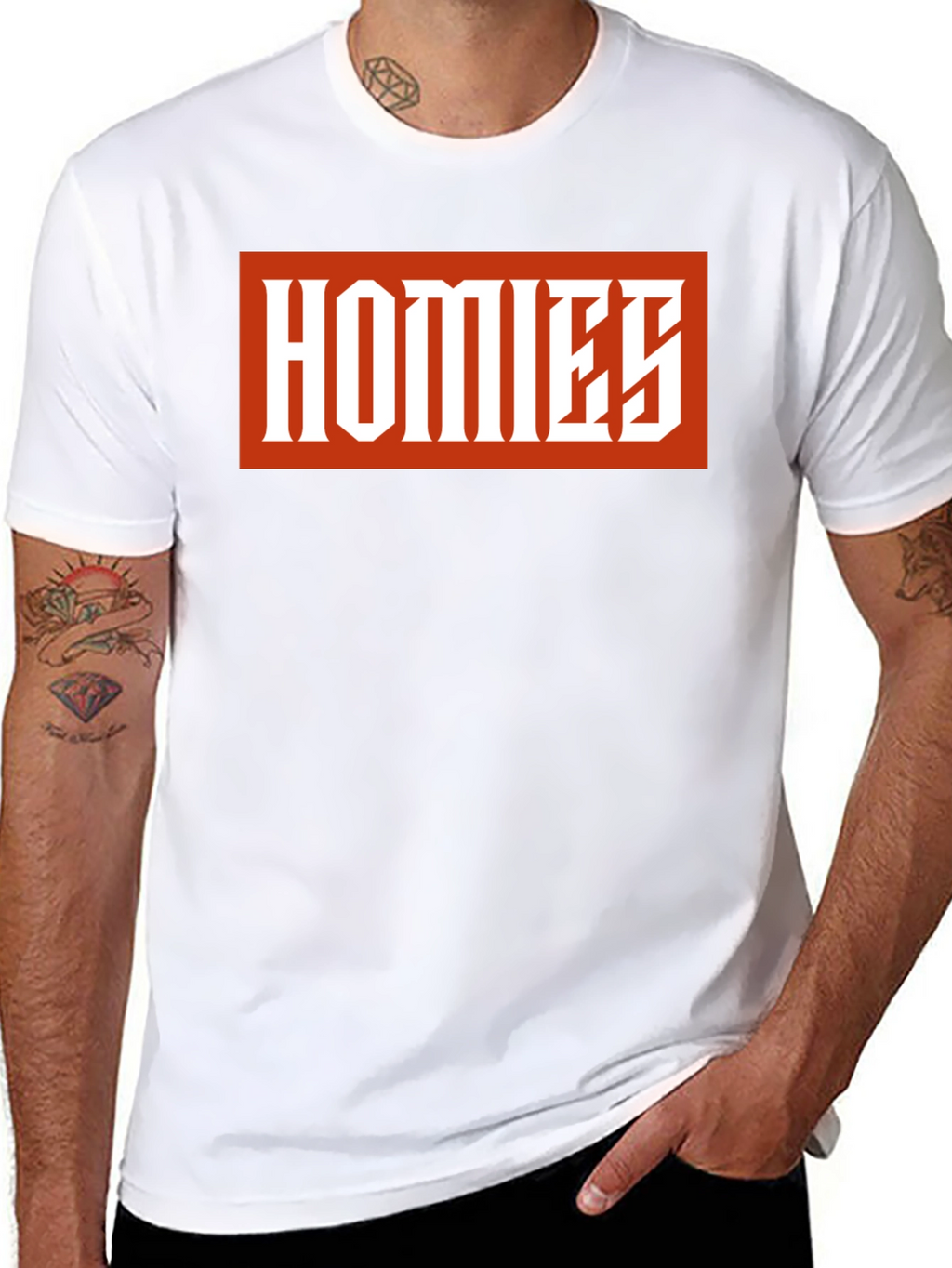 Homies Graphic Tee - Bold Streetwear Style