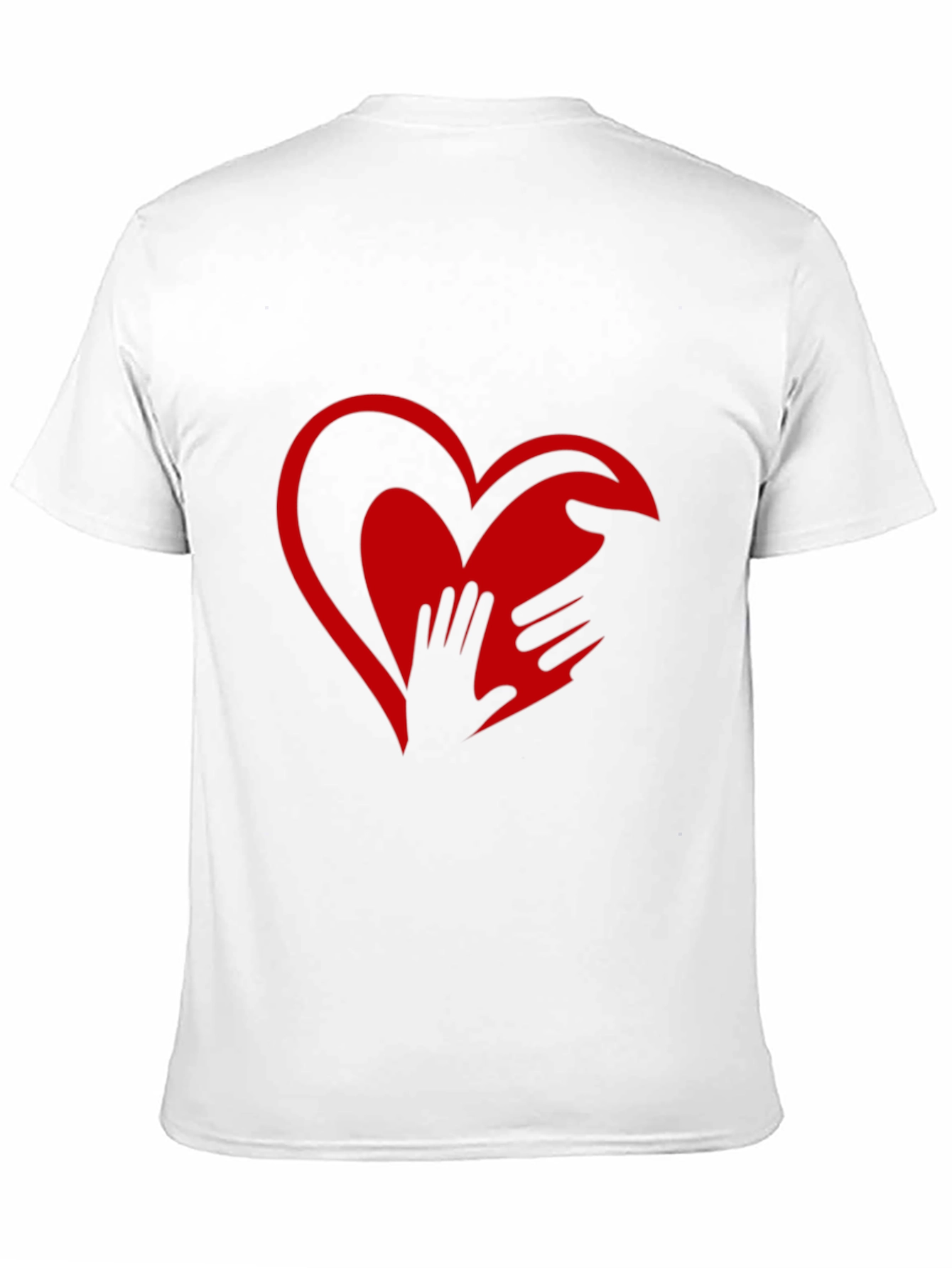 Heart Hands Graphic Tee - Expressive Design