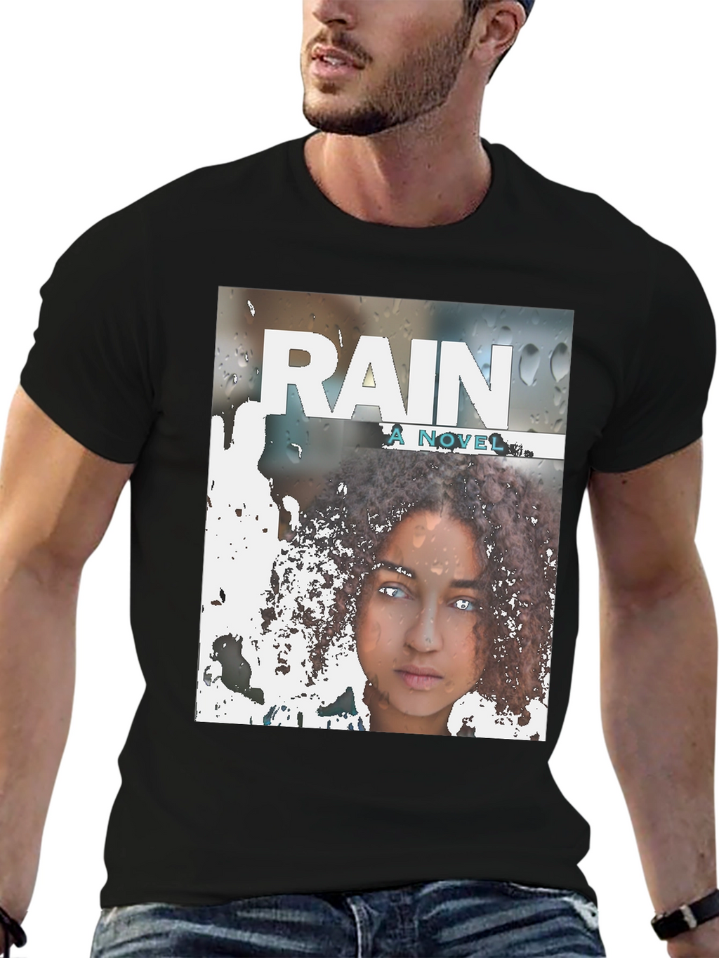 Rain Novel Graphic T-Shirt