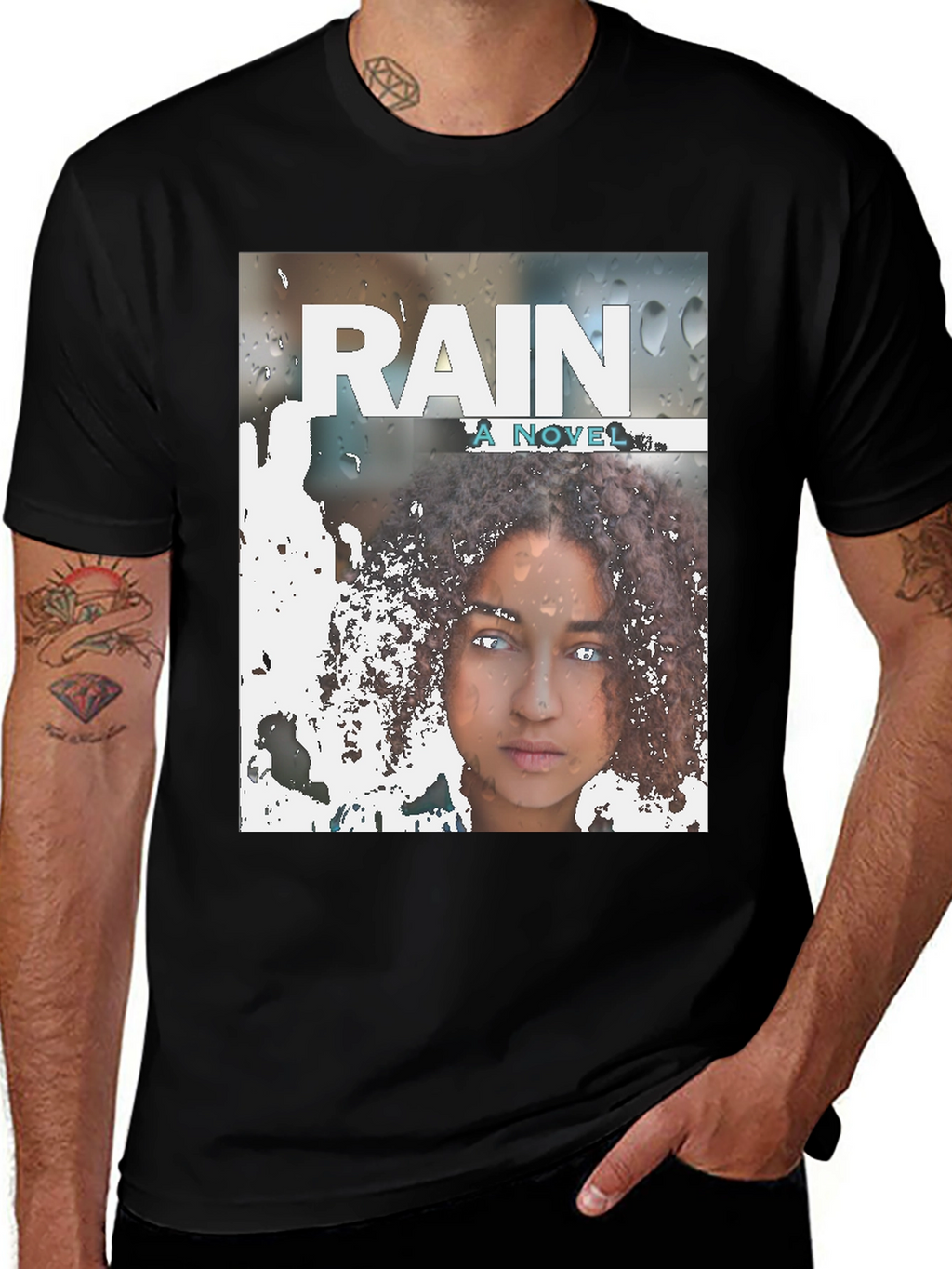 Rain Novel Graphic T-Shirt