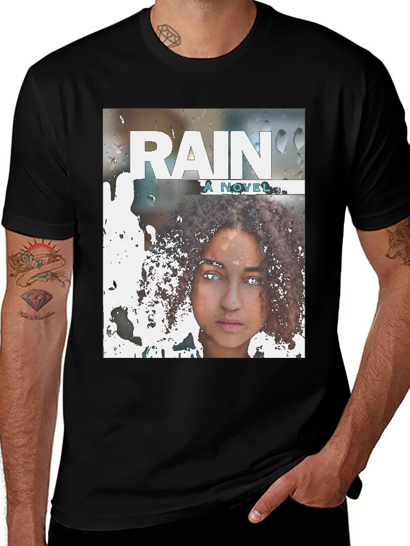 Rain Novel Graphic T-Shirt