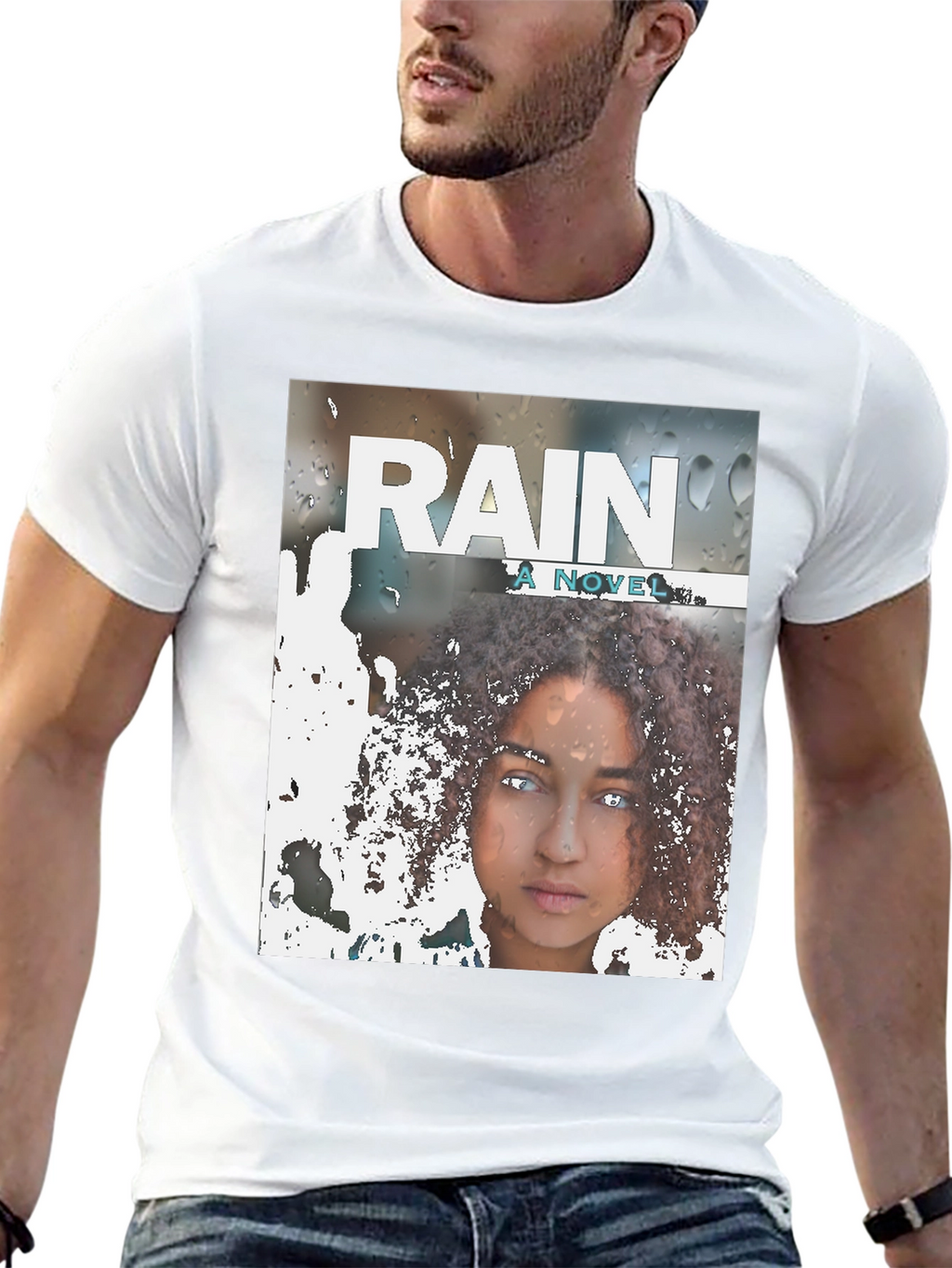 Rain Novel Graphic T-Shirt