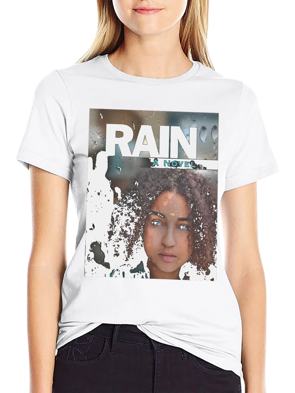 Rain Novel Graphic T-Shirt