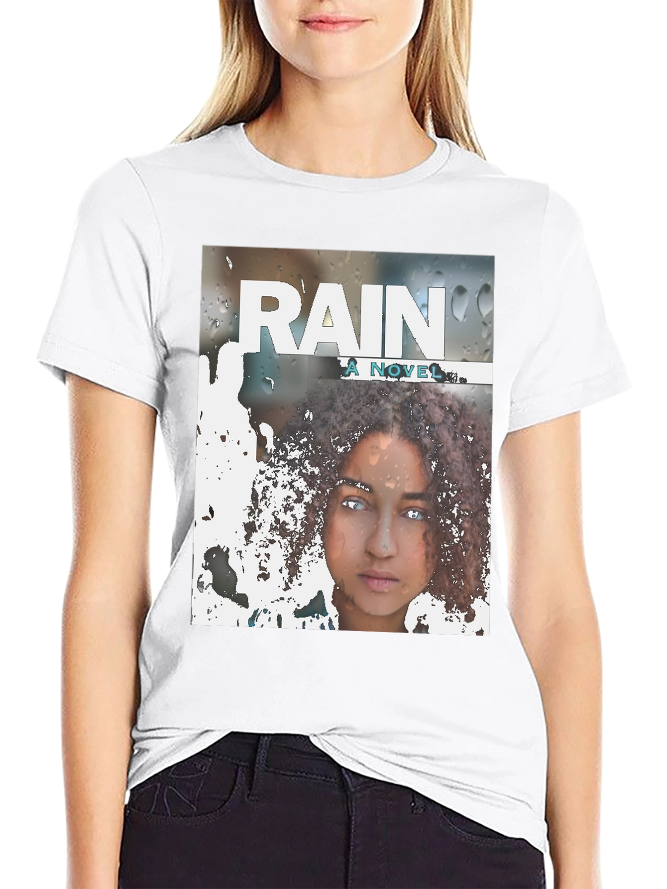 Rain Novel Graphic T-Shirt