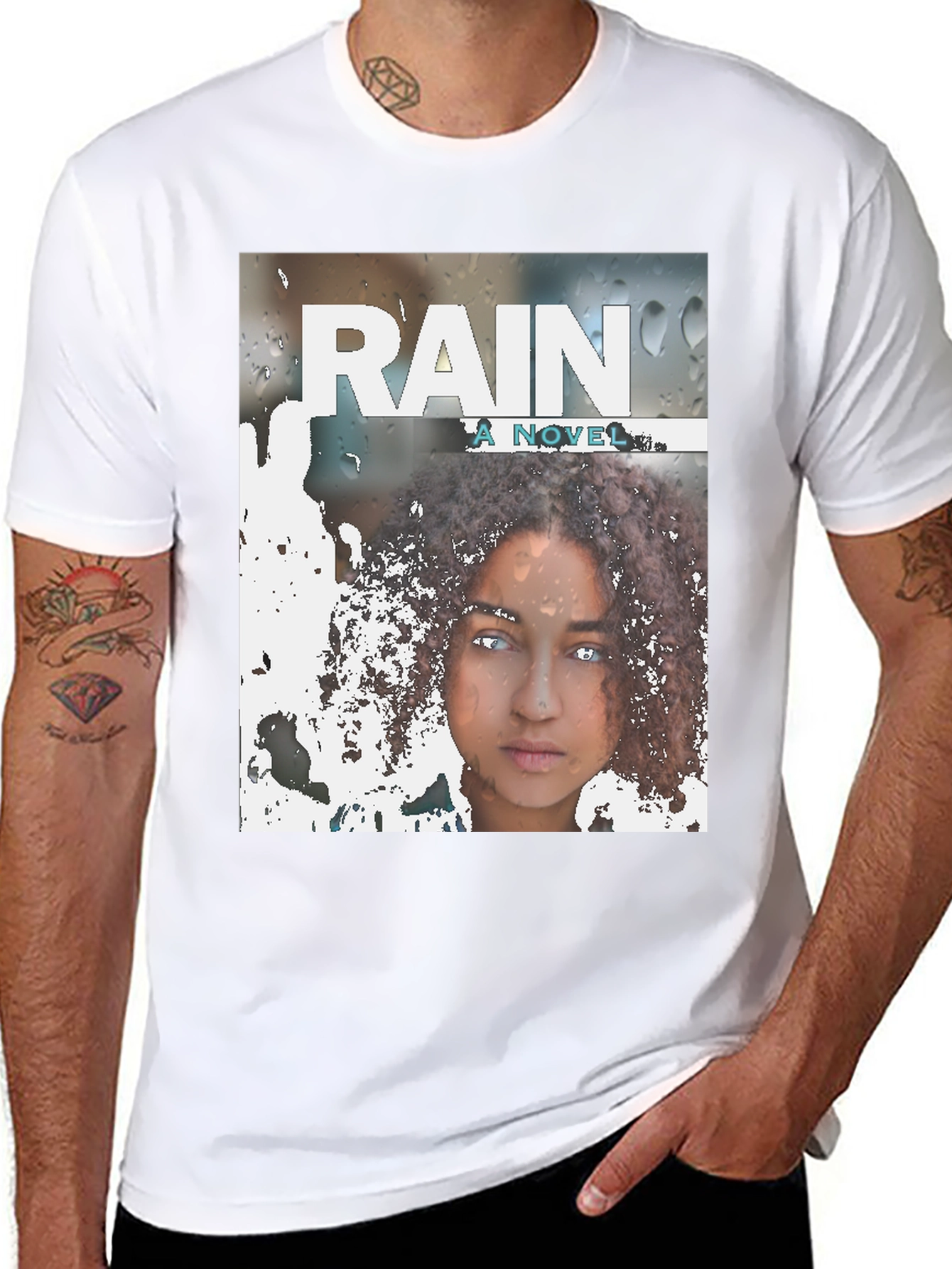 Rain Novel Graphic T-Shirt