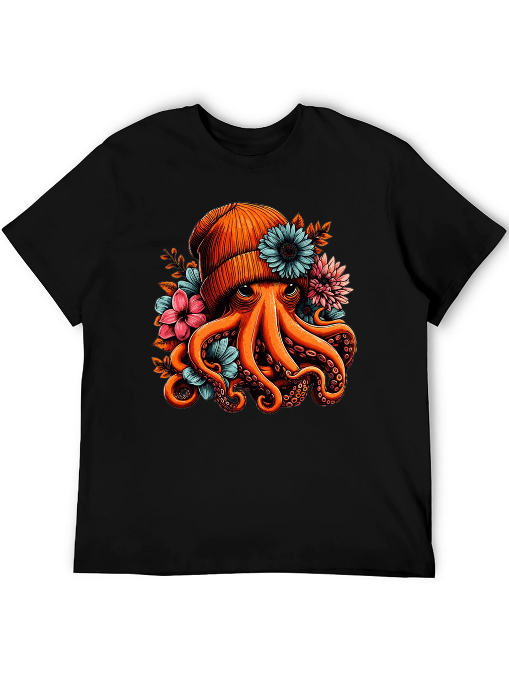 Octopus Beanie T-Shirt