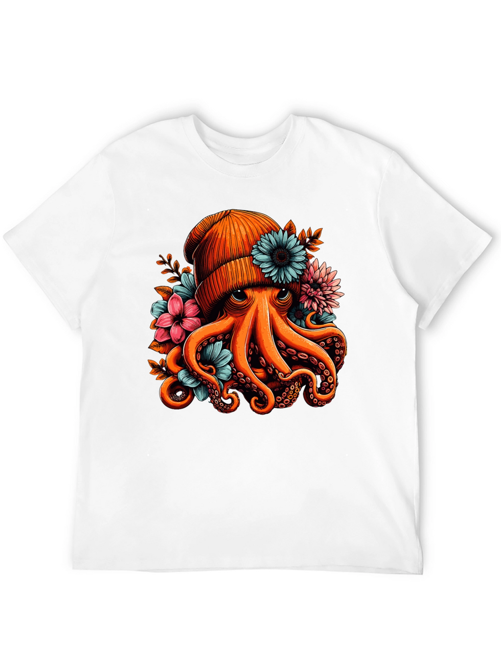 Octopus Beanie T-Shirt