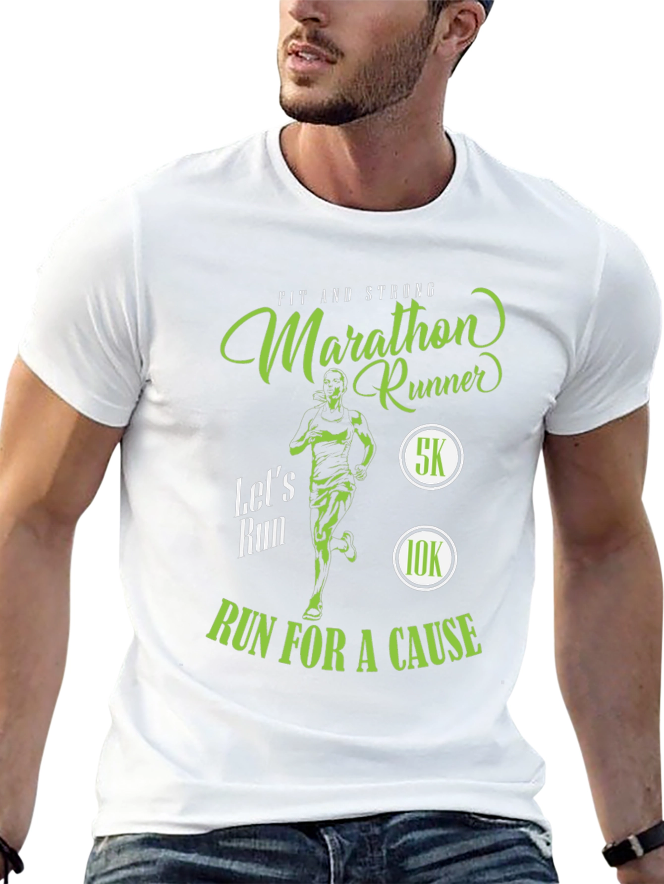 Marathon Runner T-Shirt - Run For A Cause!