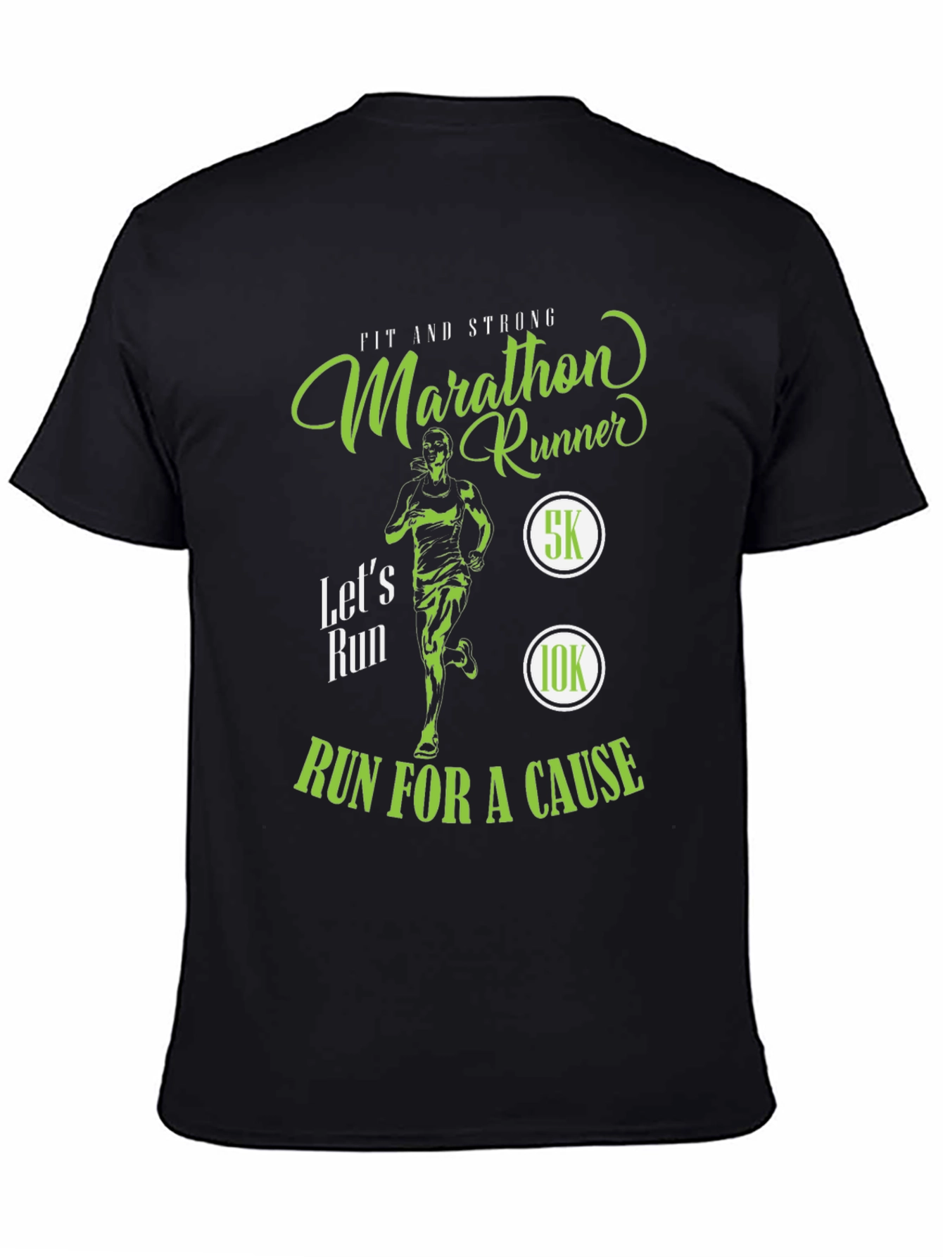 Marathon Runner T-Shirt - Run For A Cause!