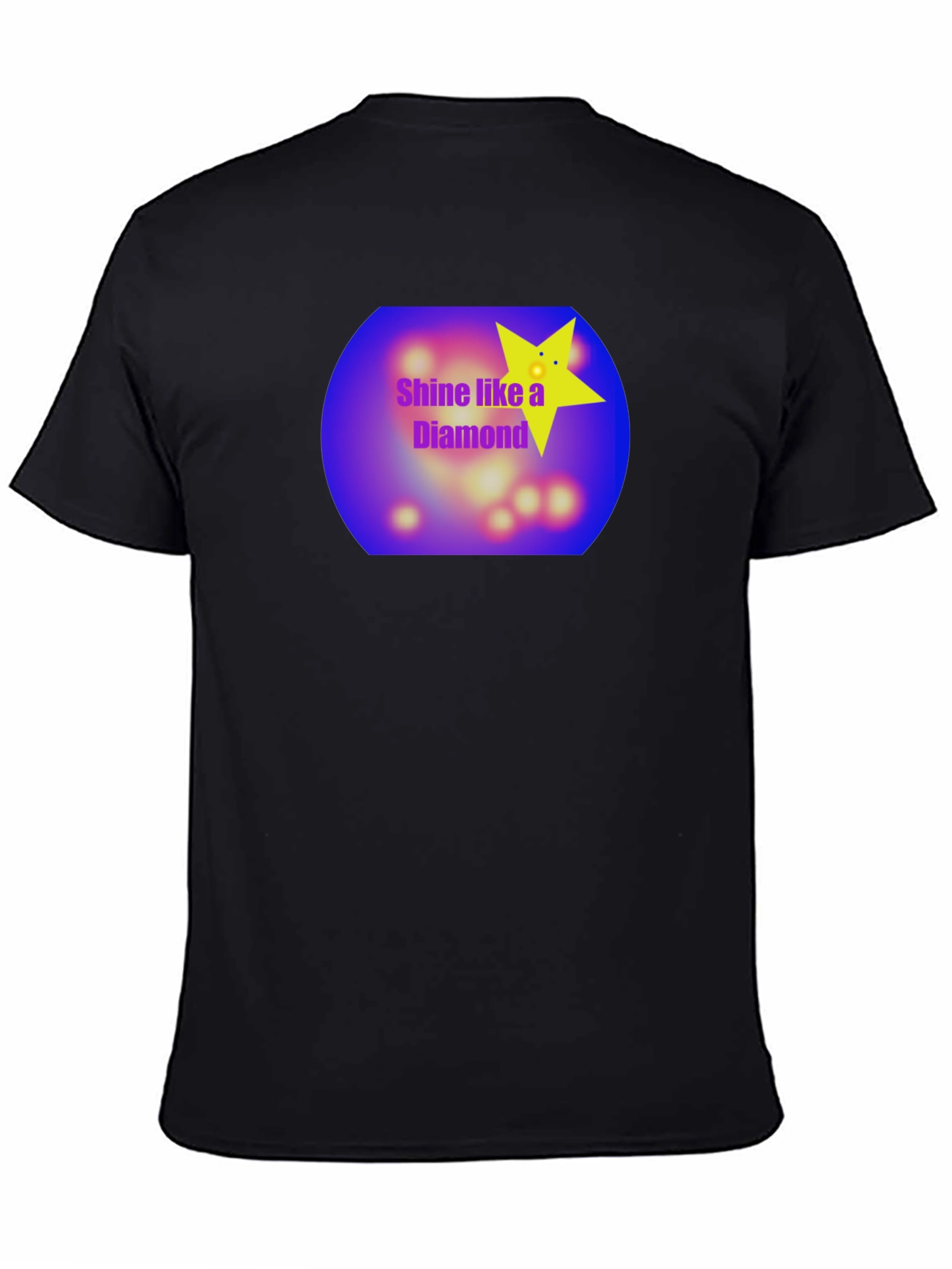 Shine Like a Diamond Black T-Shirt
