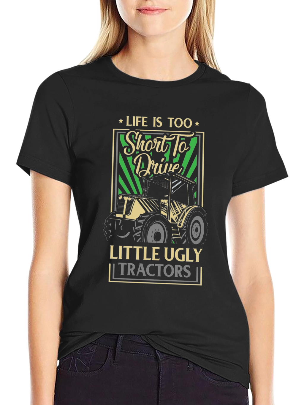 Lifes Too Short Tractor Graphic Tee