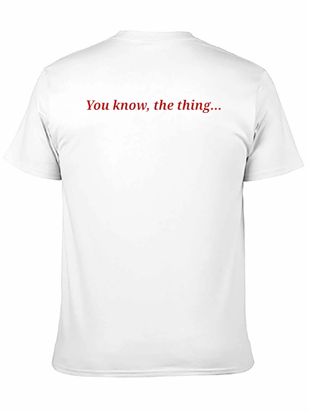 You Know The Thing Black Graphic T-Shirt