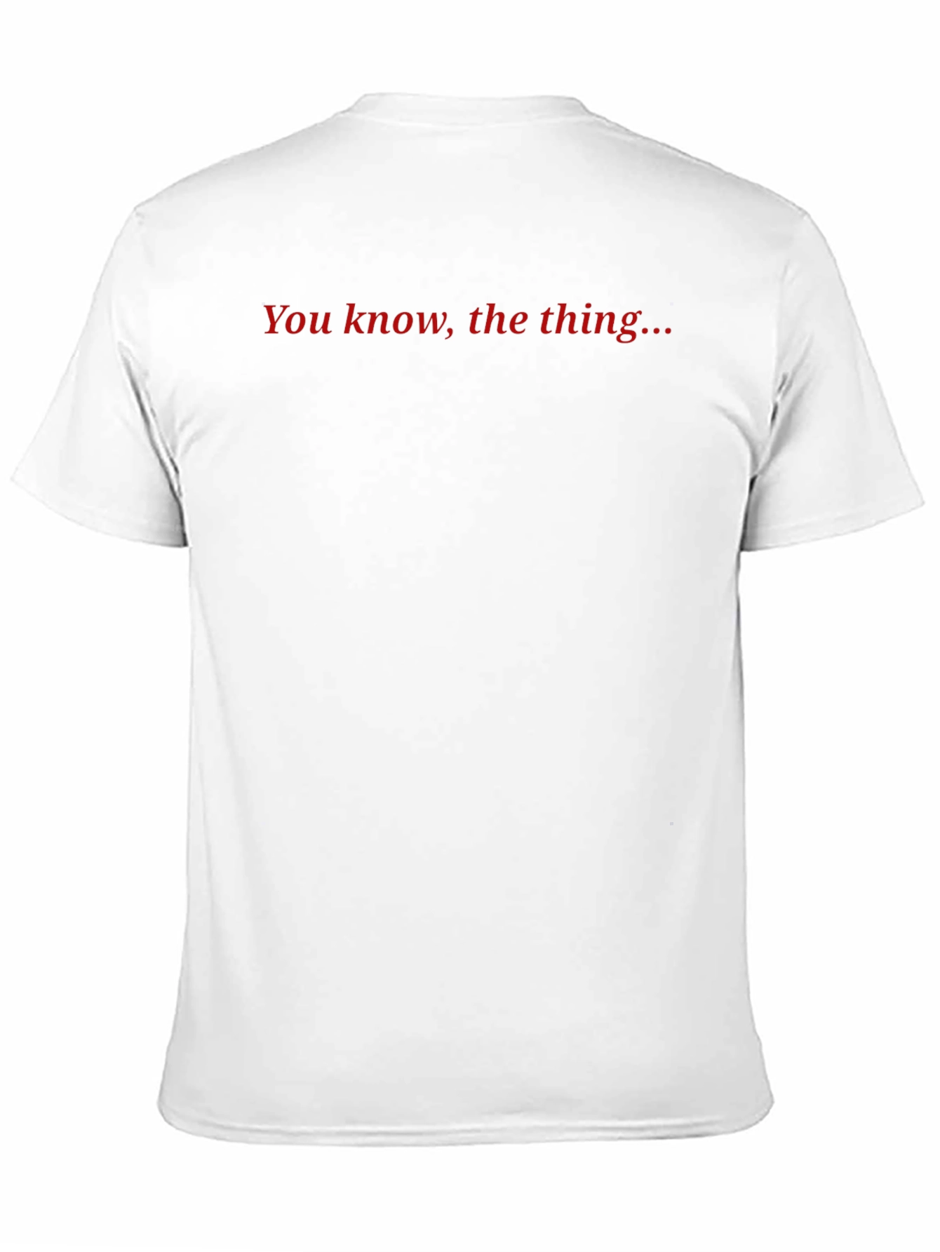 You Know The Thing Black Graphic T-Shirt