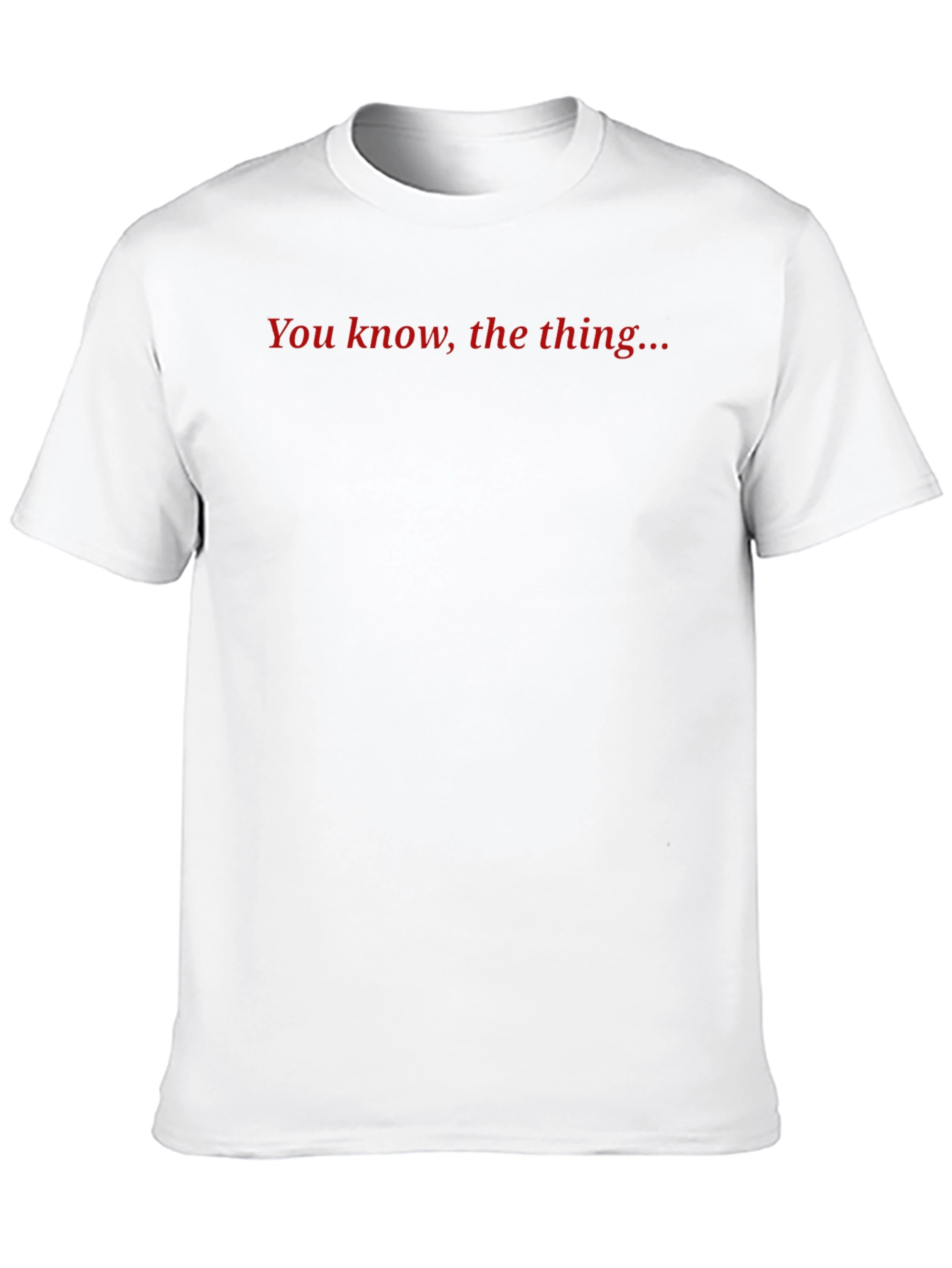 You Know The Thing Black Graphic T-Shirt