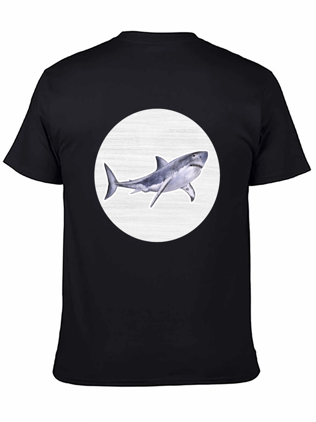 Shark Graphic T-Shirt - Mens Black Tee