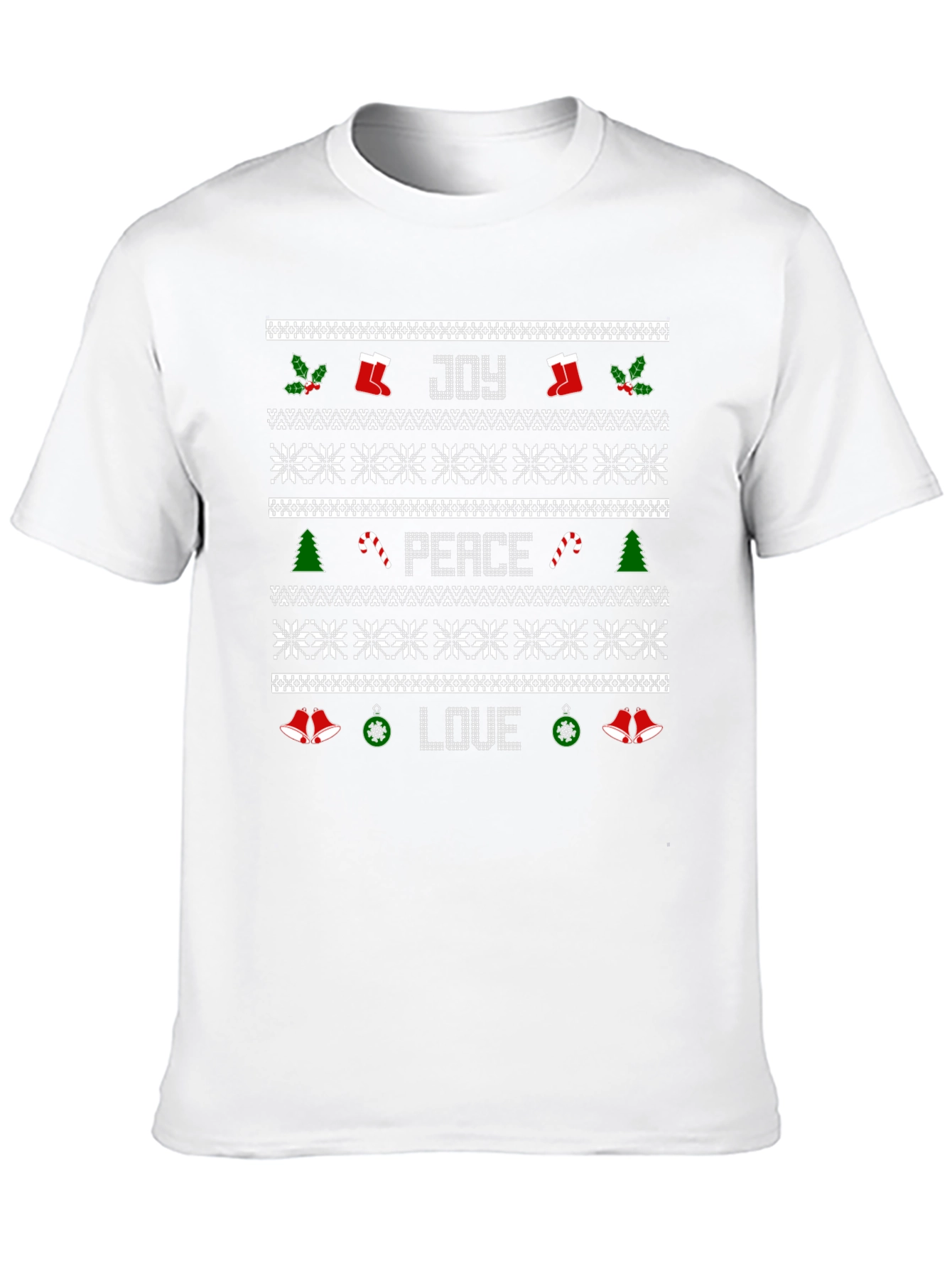 Ugly Christmas Sweater Style T-Shirt